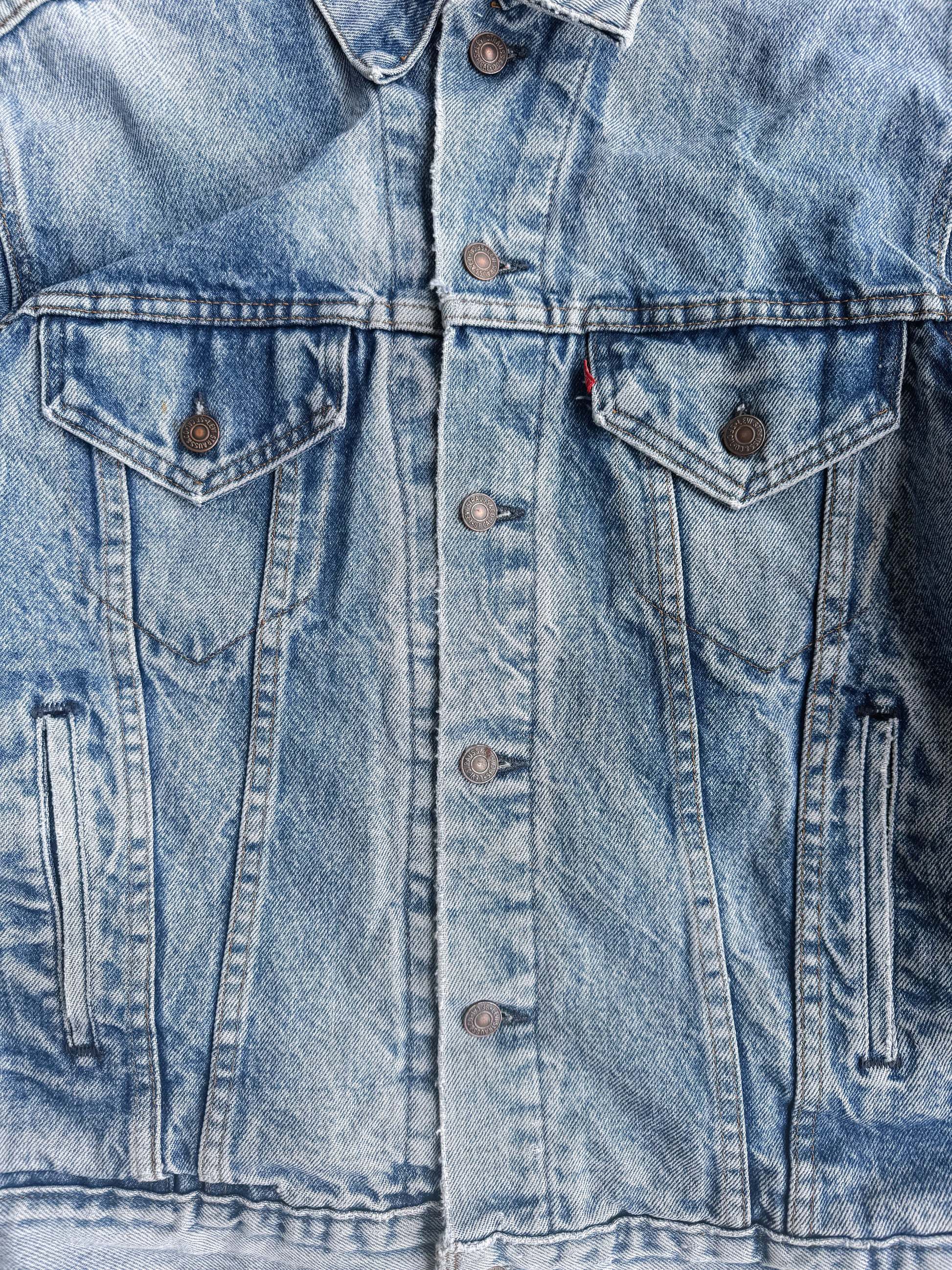 (L) 80’S VINTAGE LEVIS DENIM TRUCKER JACKET