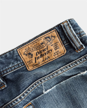 VINTAGE DIESEL WASHED FLARE JEANS - 30x32