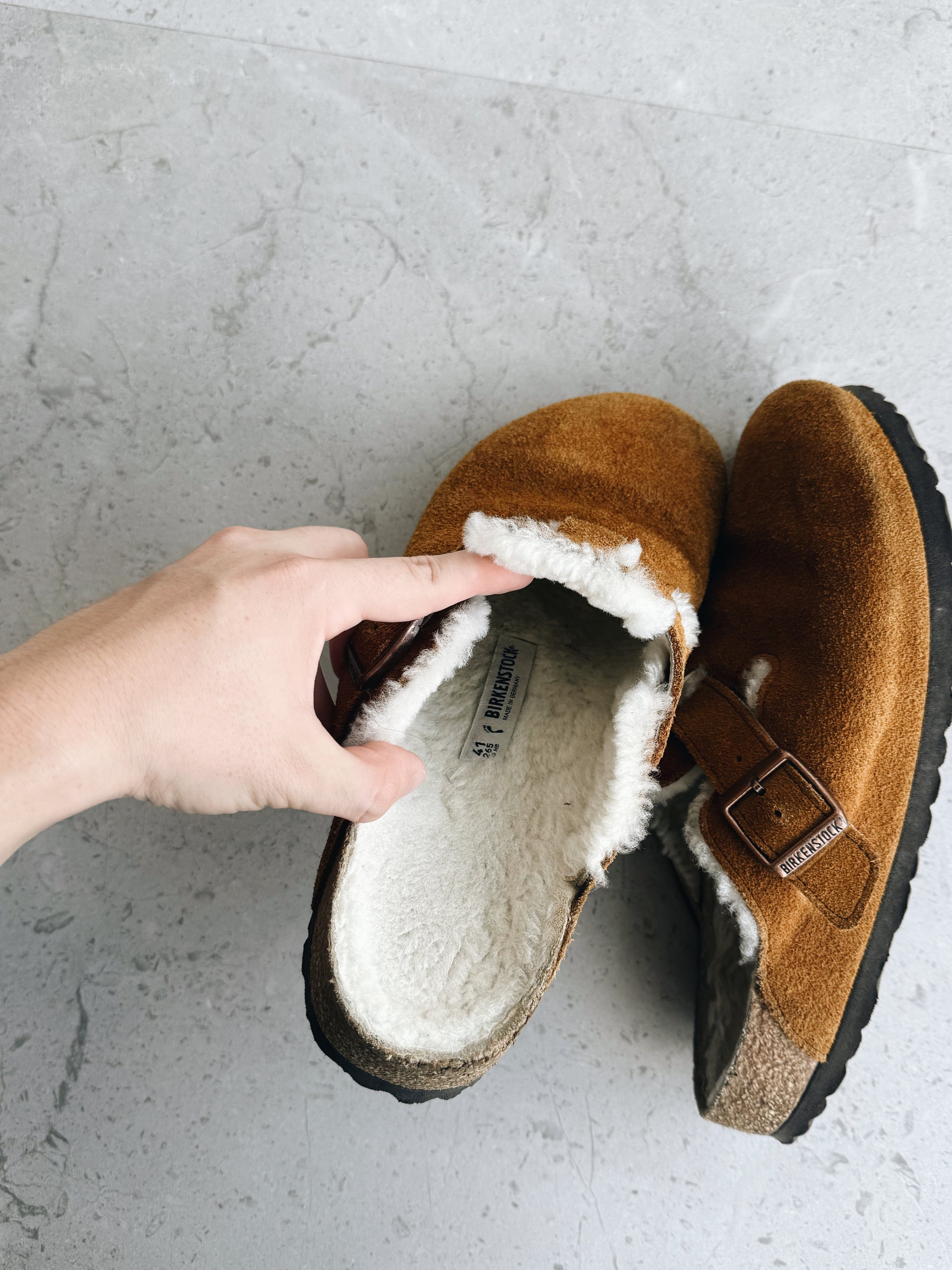 BIRKENSTOCK BOSTON SHEARLING - 41