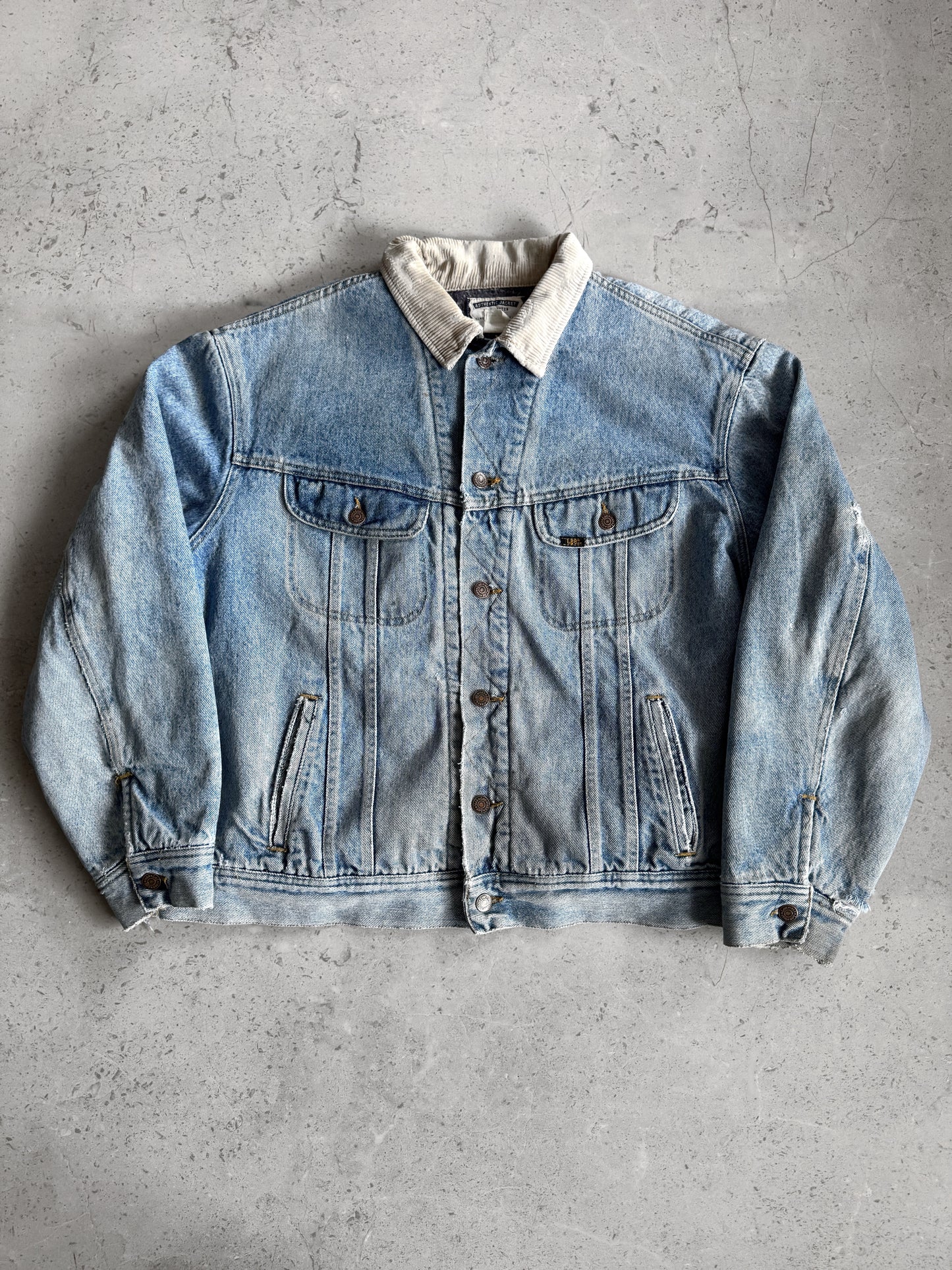 (L) 1980’S VINTAGE LEE DENIM JACKET