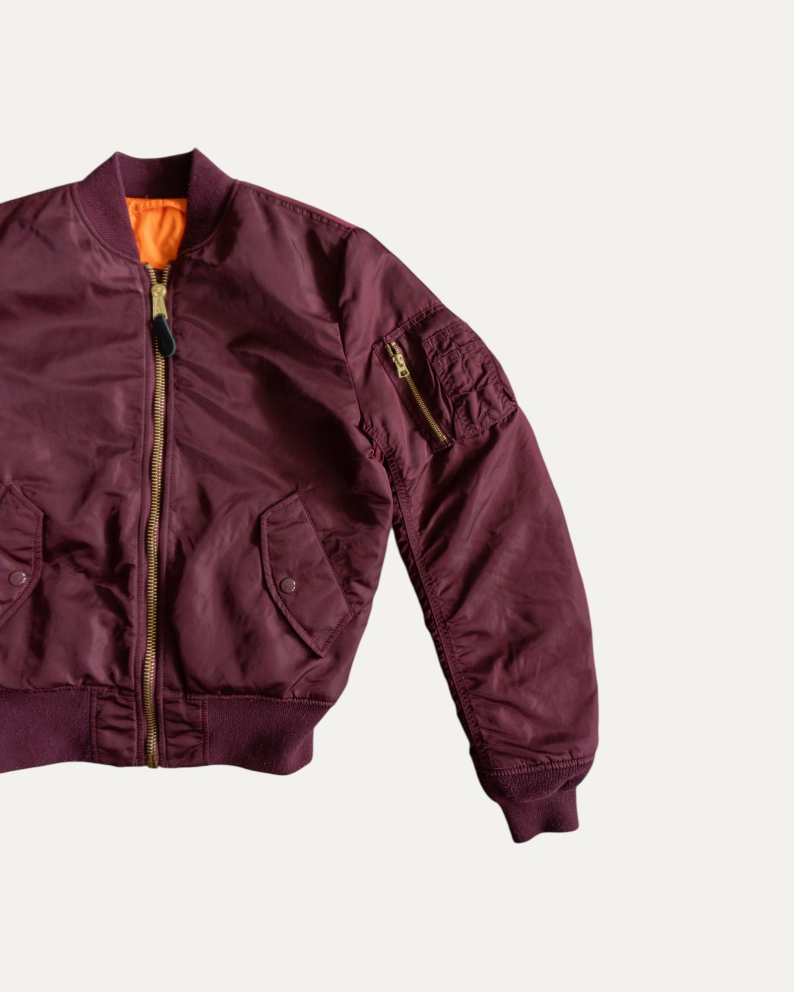 (S) VINTAGE MA-1 FLYERS BOMBER JACKET