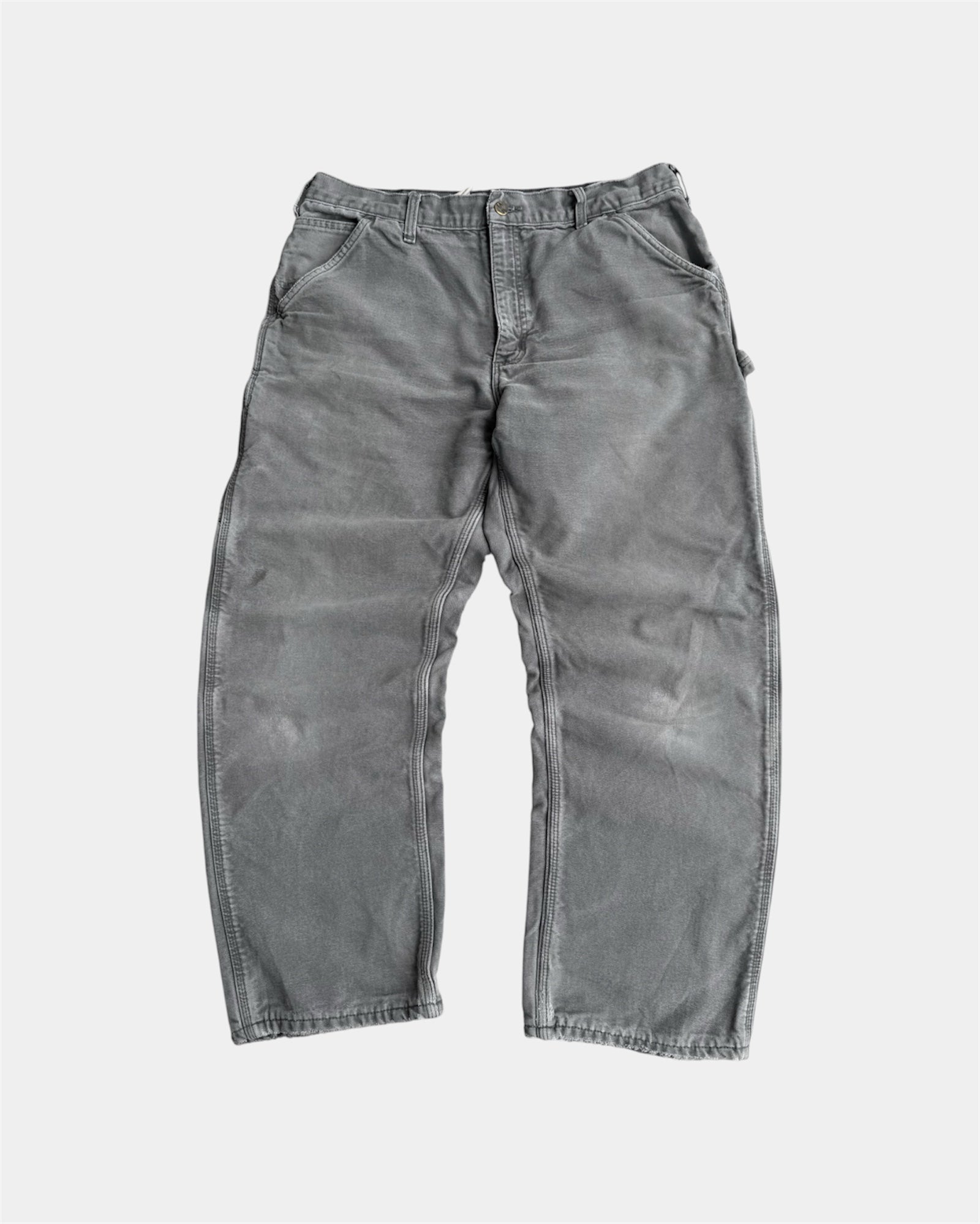 VINTAGE CARHARTT DISTRESSED FADED PANTS - 34x32