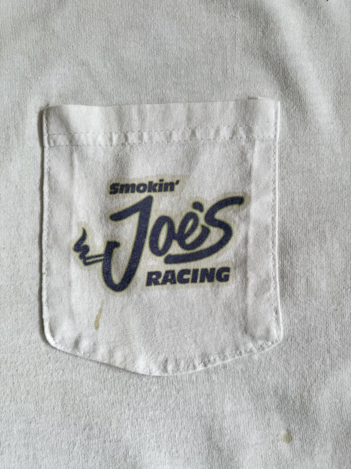 (L-XL) 1990’S VINTAGE CAMEL SMOKIN JOE’S RACING POCKET TEE COLLECTION