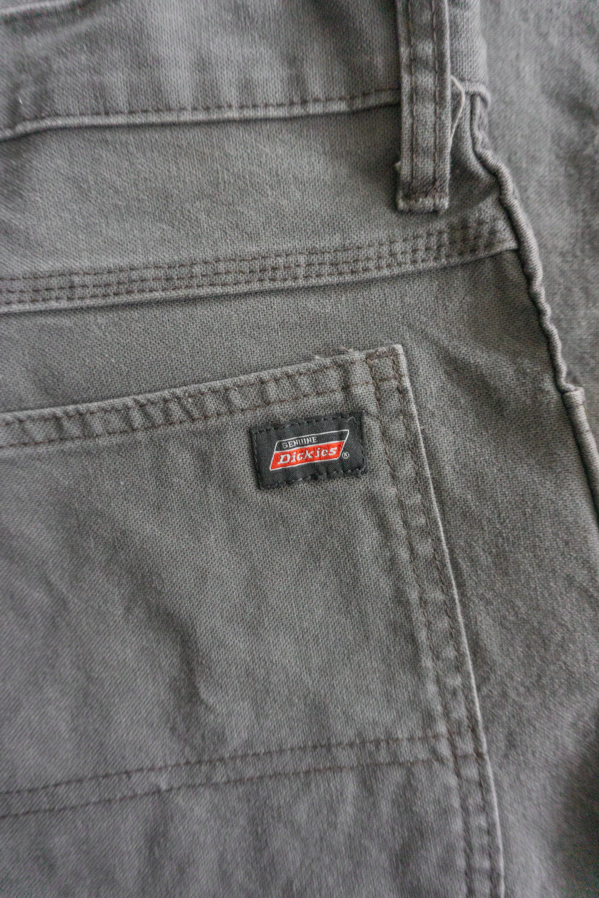 VINTAGE DICKIES CARPENTER GRAY PANTS - 36x32