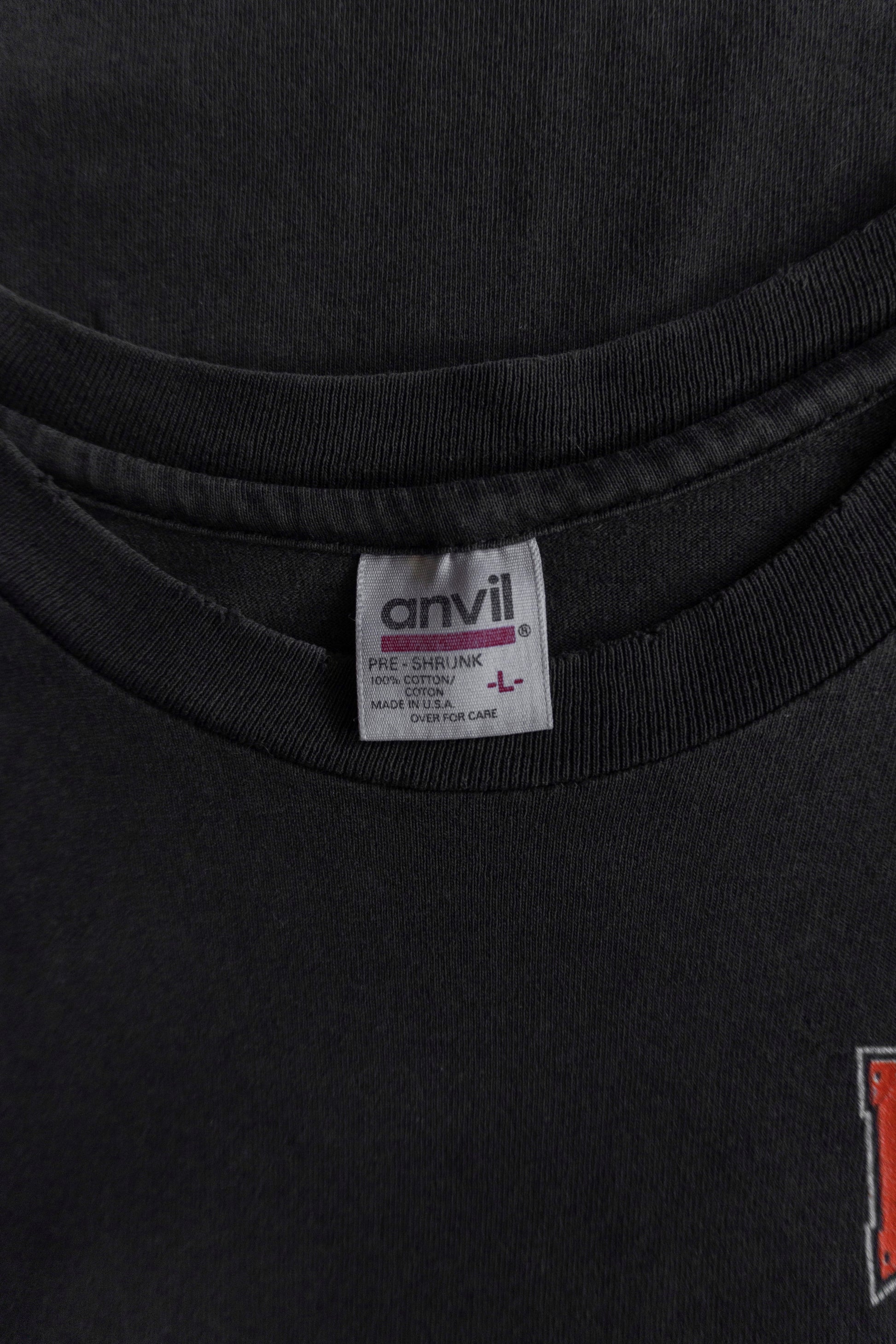 (L) 90’S VINTAGE IRON HORSE FADED POCKET TEE