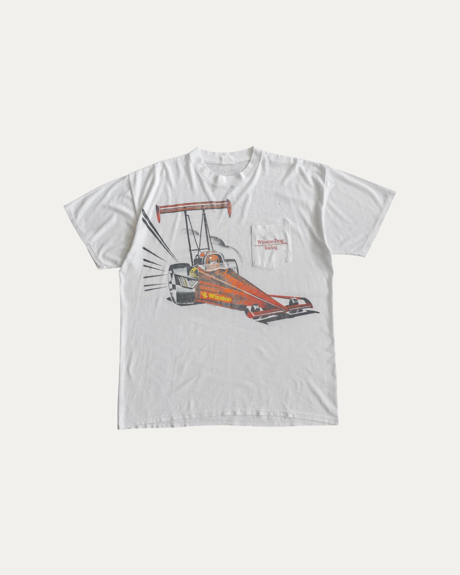 (L) 90’S VINTAGE WINSTON CIGARETTES POCKET TEE