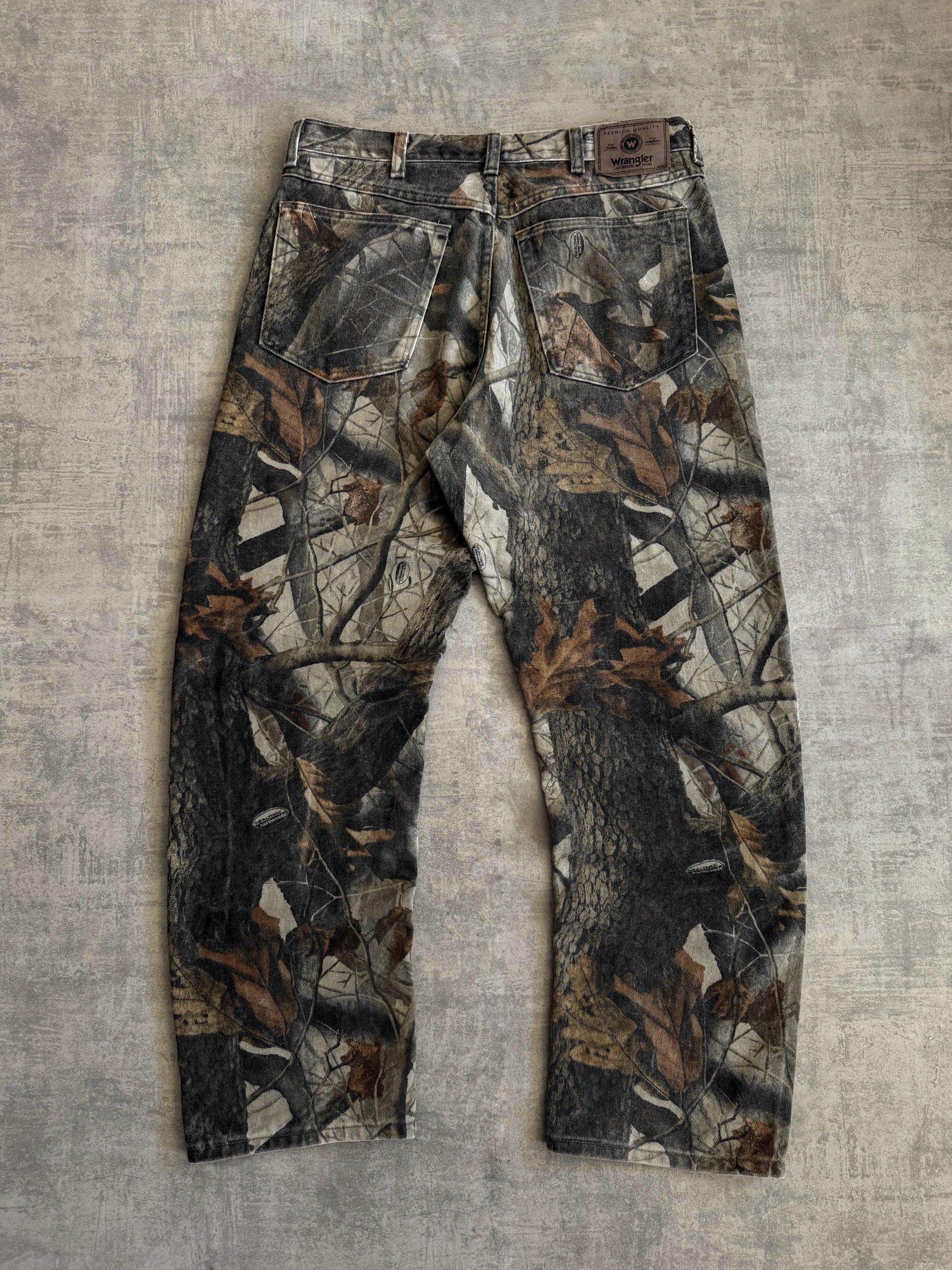VINTAGE WRANGLER X REALTREE CAMO PANTS - 32x32