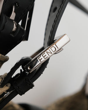 FENDI CANVAS SHOULDER BAG - REP