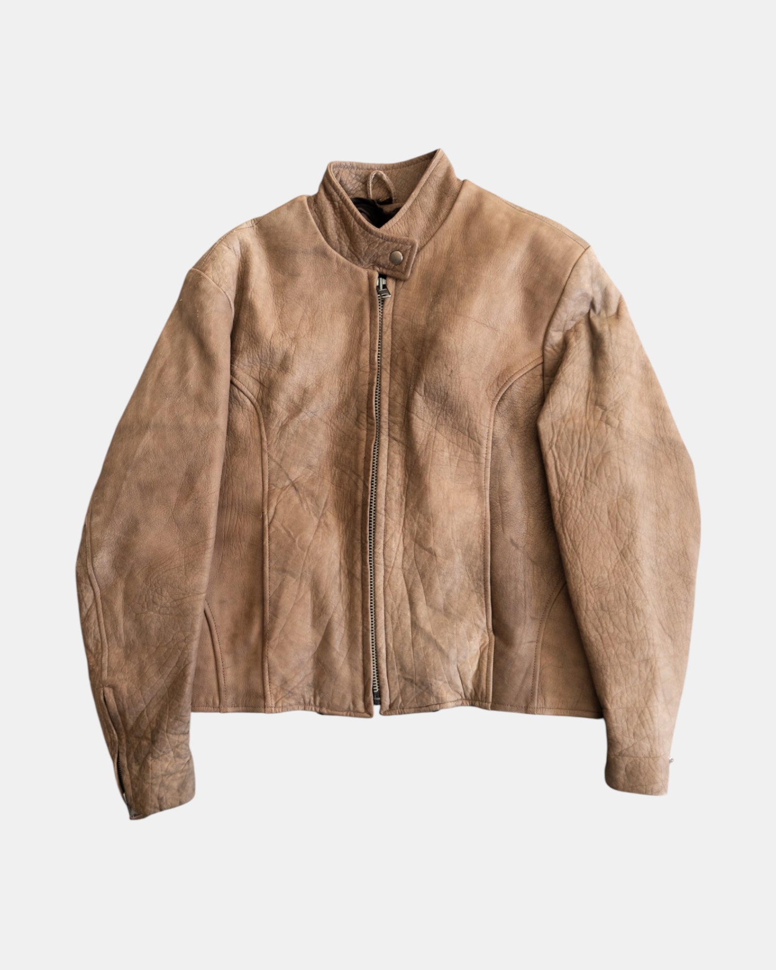 (L) VINTAGE HOT LEATHERS JACKET