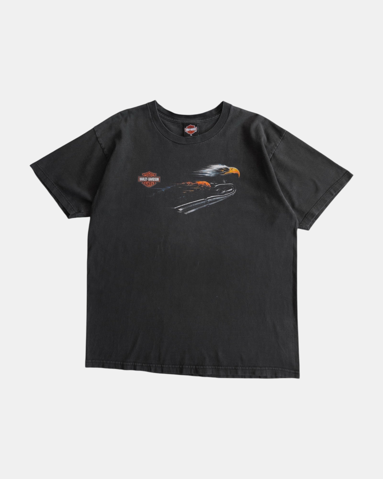 (FIT L) HARLEY DAVIDSON SUN FADED EAGLE TEE