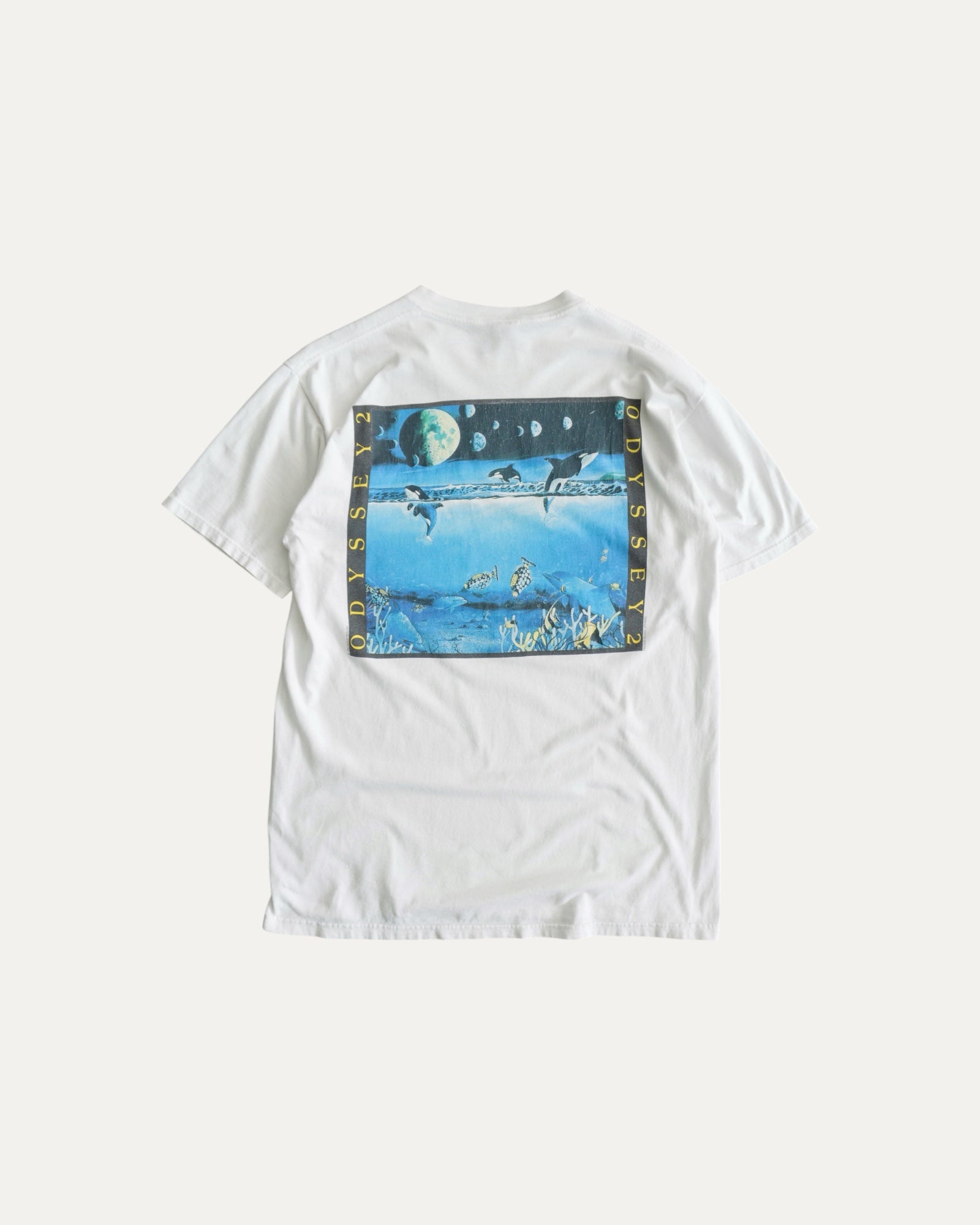 (L) 90’S VINTAGE AUDOBON ODYSSEY 2 OCEAN ART TEE