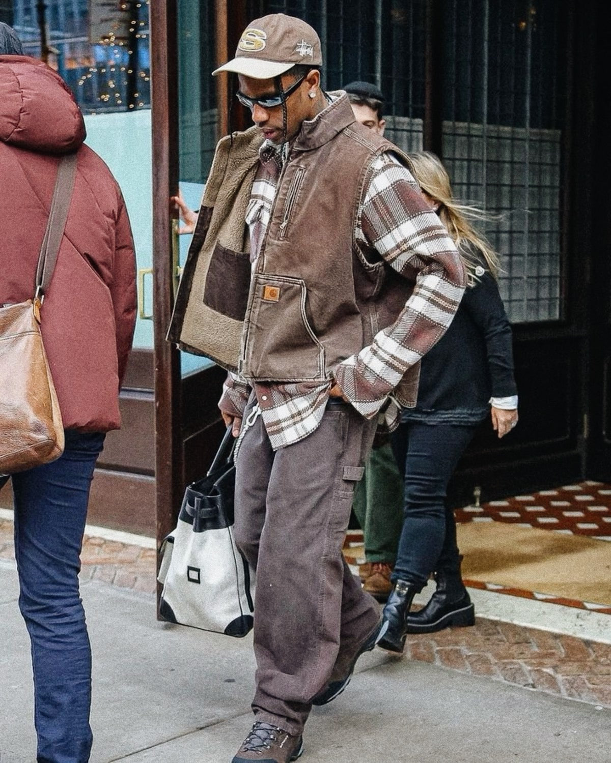 (L) VINTAGE CARHARTT SHERPA VEST