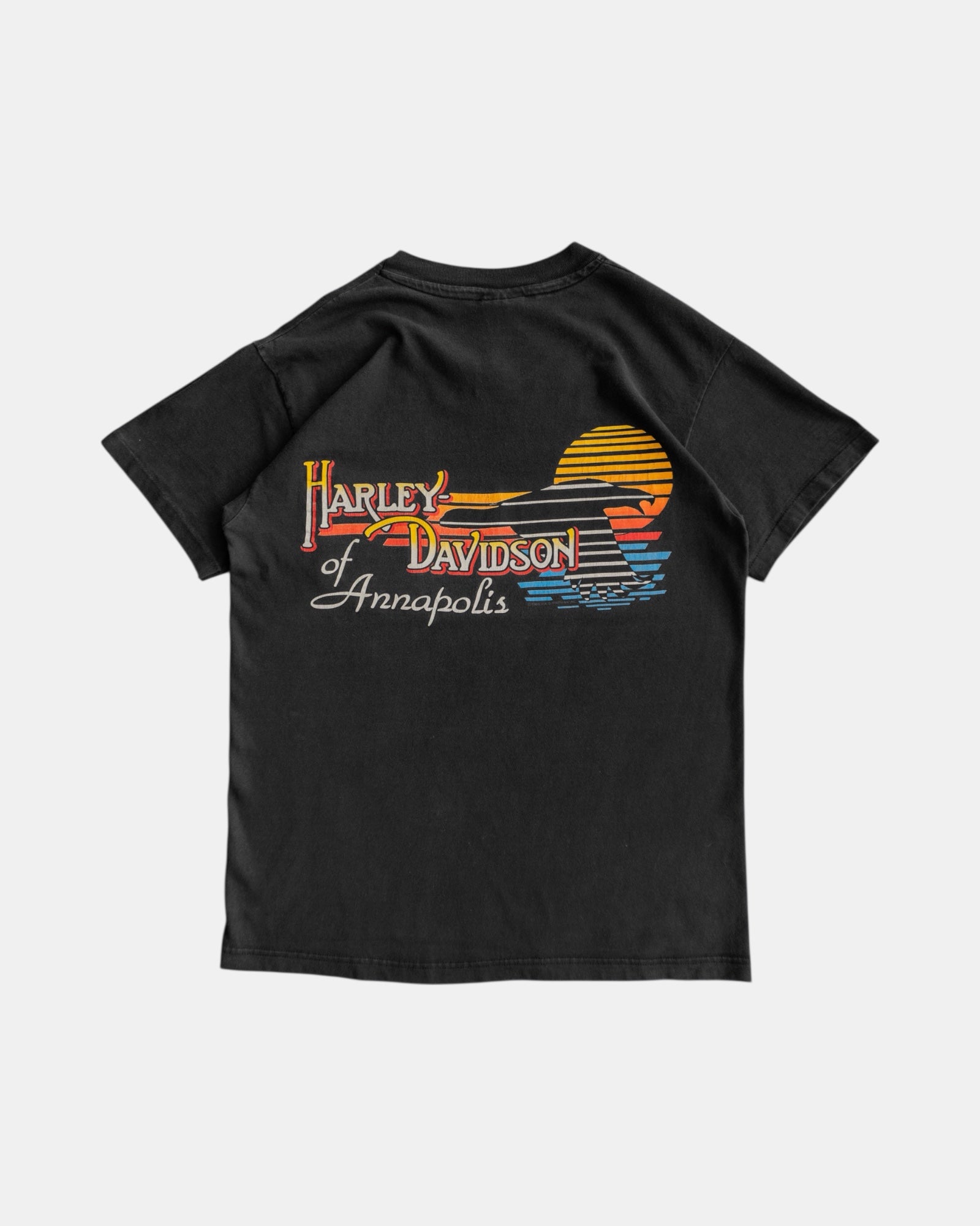 (M) VINTAGE HARLEY DAVIDSON OF ANNAPOLIS POCKET TEE
