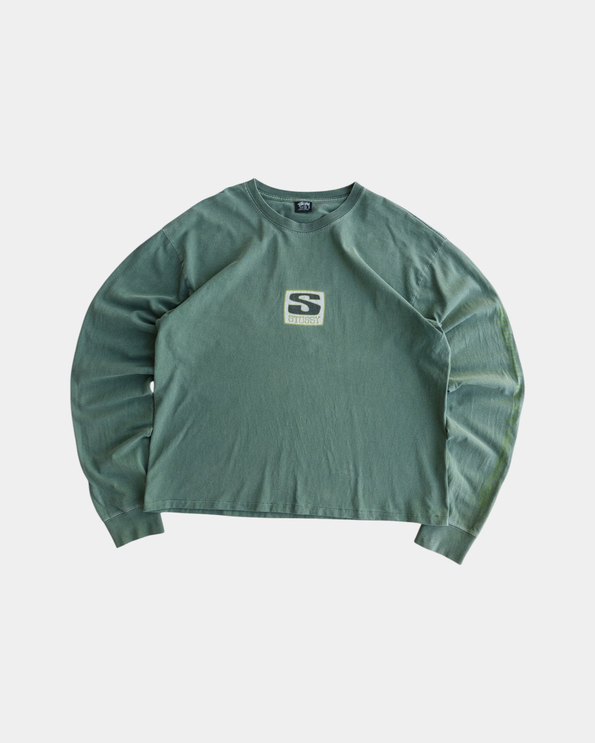 (FIT L) 90’S VINTAGE STUSSY EQUIPMENT COMPANY LONG SLEEVE