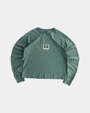 (FIT L) 90’S VINTAGE STUSSY EQUIPMENT COMPANY LONG SLEEVE