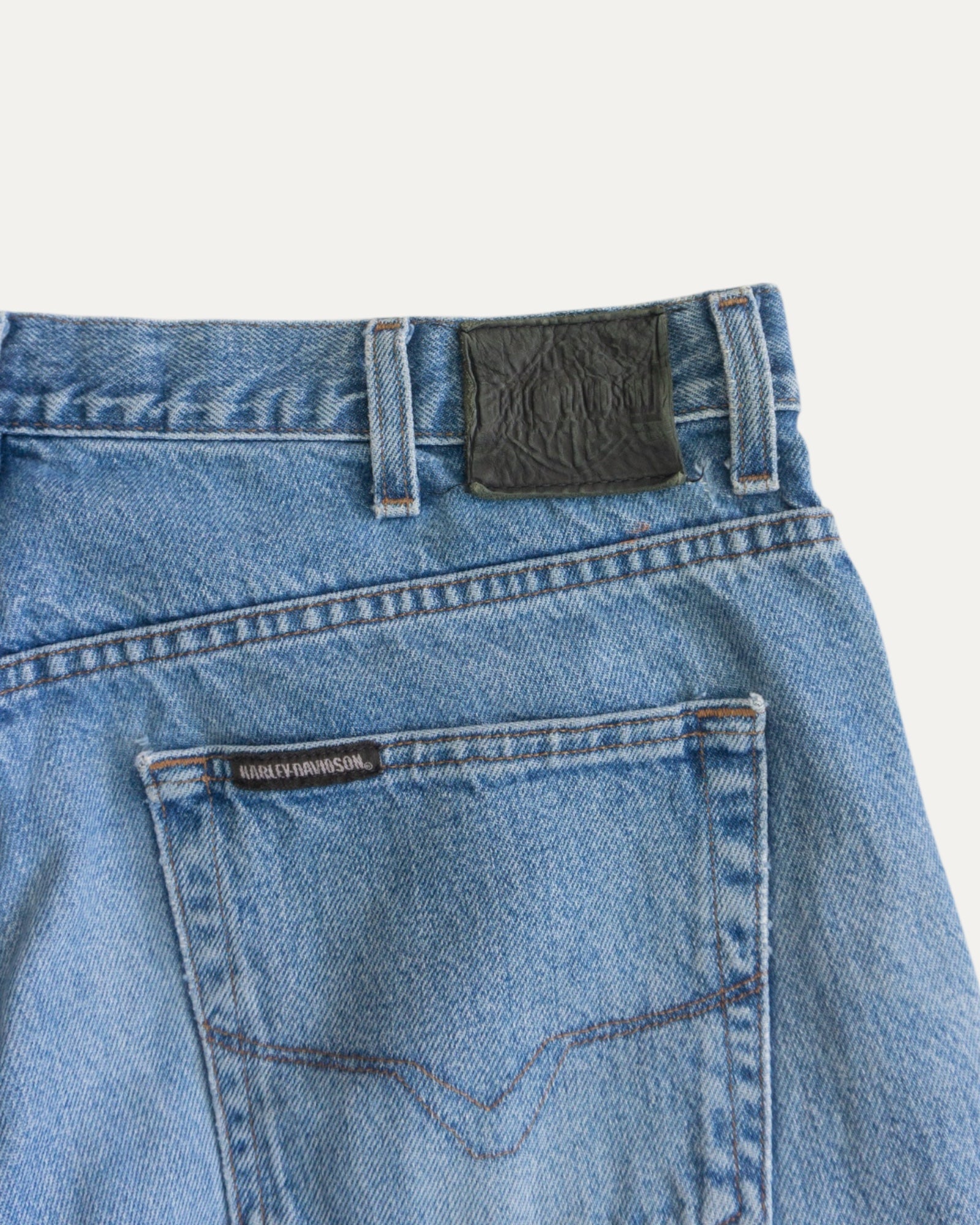 VINTAGE HARLEY DAVIDSON DENIM PANTS - 36x30
