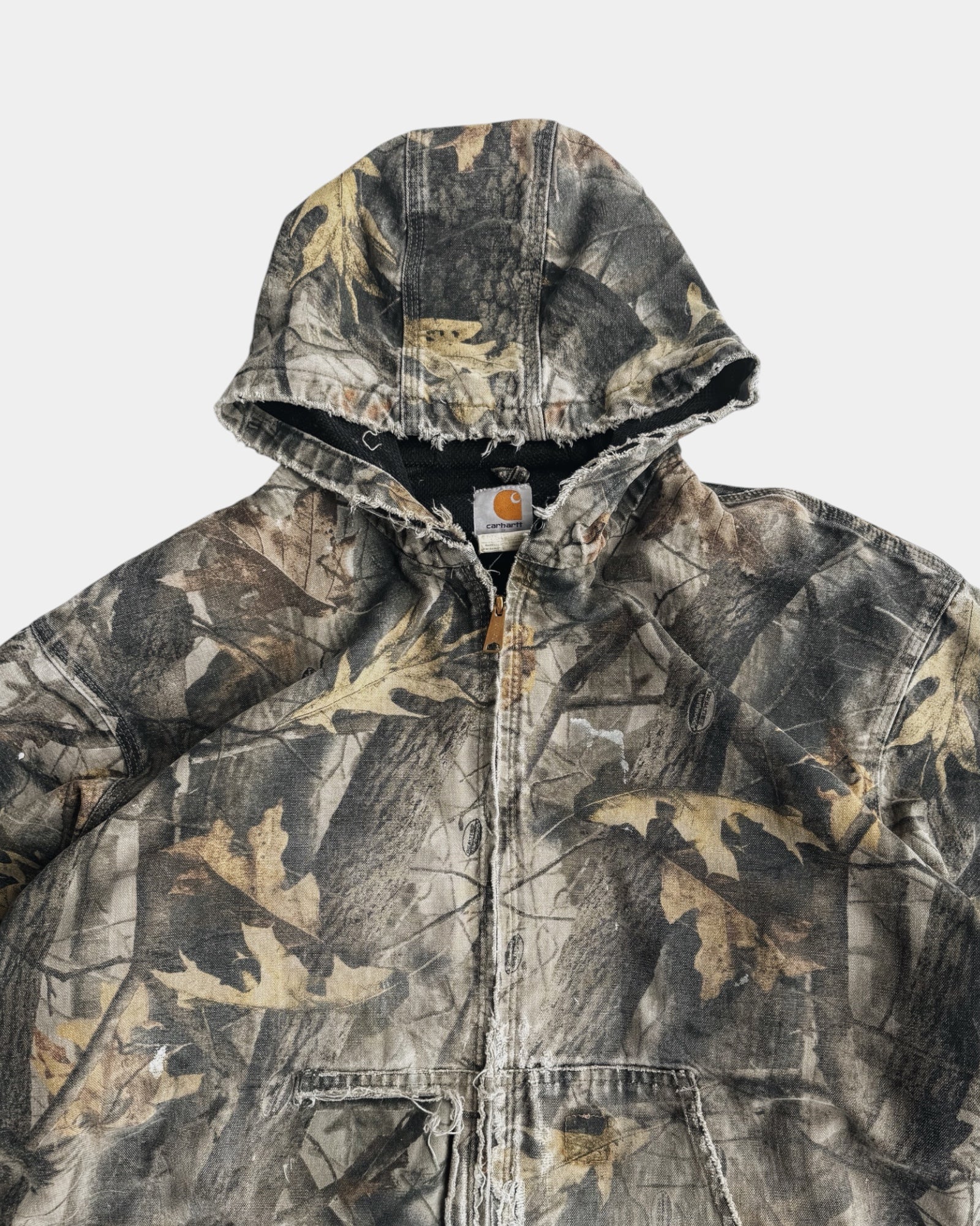 (XL) VINTAGE CARHARTT REALTREE DISTRESSED ACTIVE JACKET