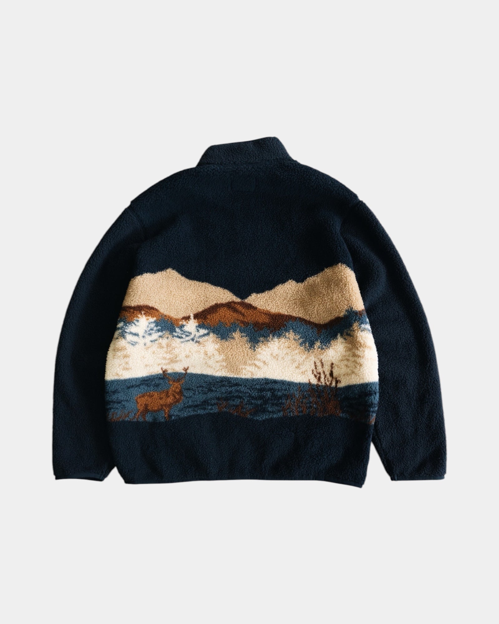 (M) SHERPA PULLOVER QUARTER ZIP BEAR