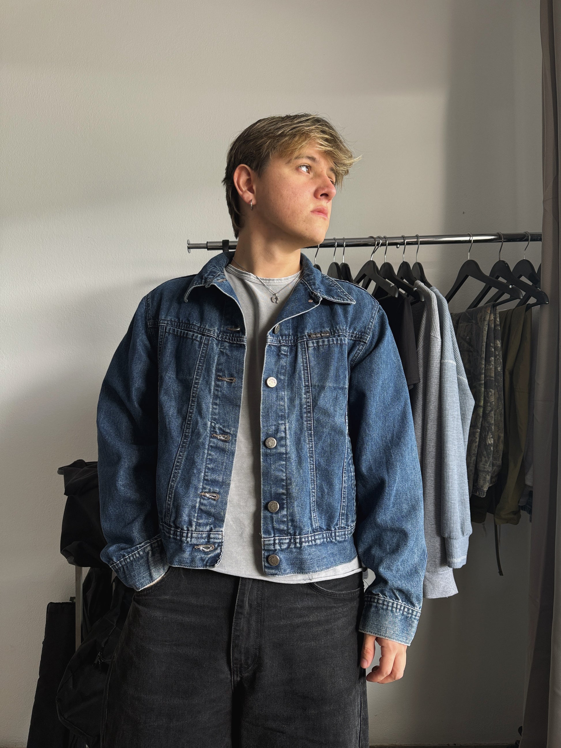 (M) VINTAGE LEE RIVETED DENIM TRUCKER JACKET