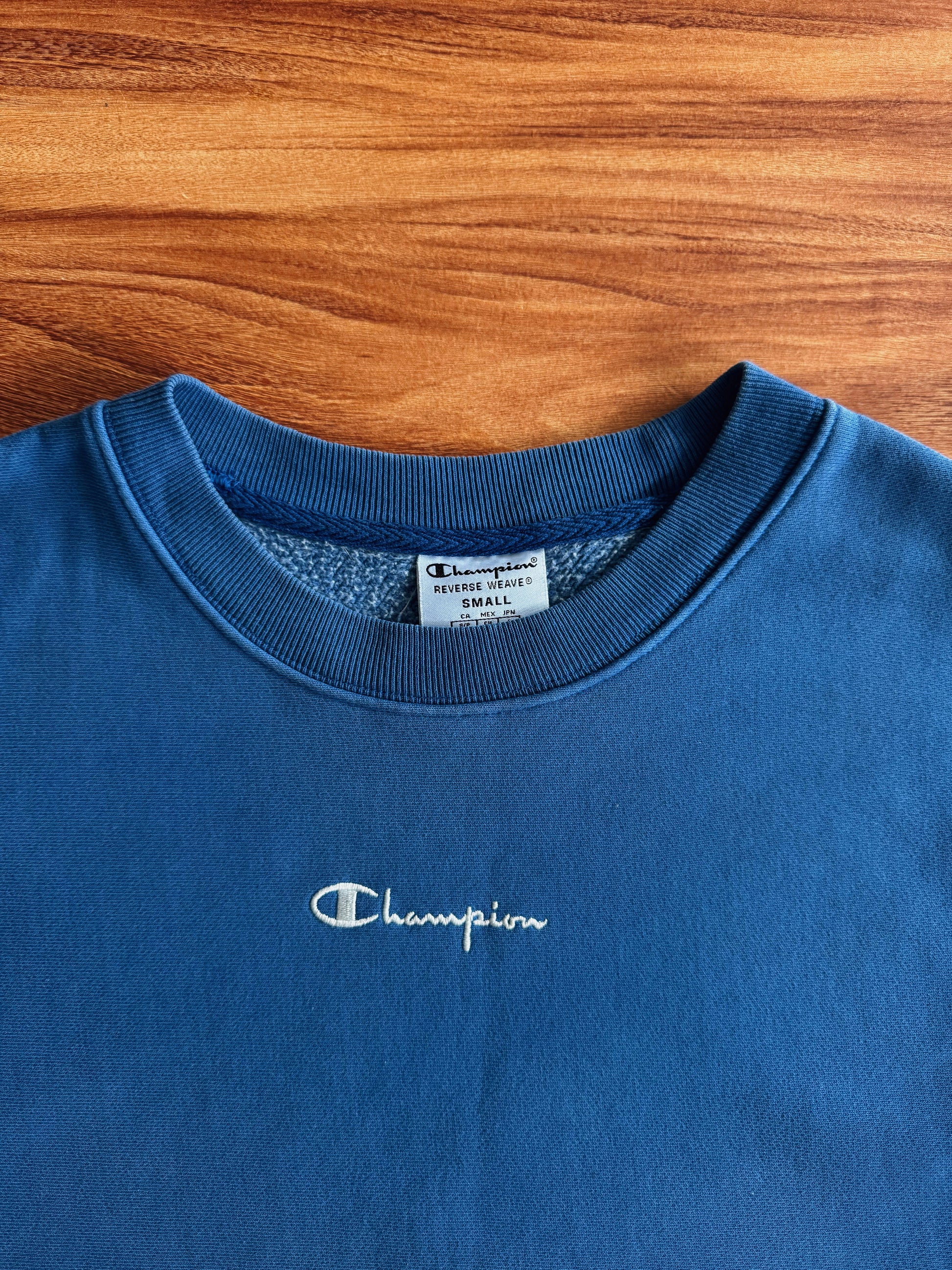 (FIT M) CHAMPION BLUE CREWNECK