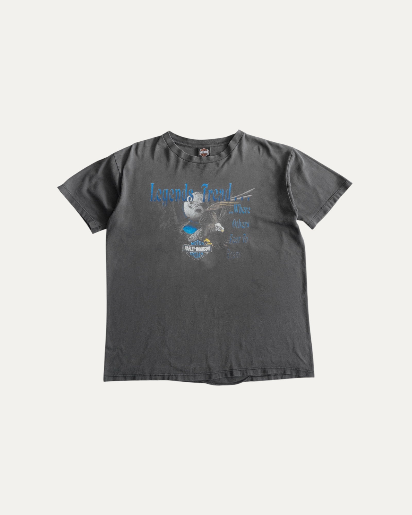 (XL) 00’S VINTAGE HARLEY DAVIDSON FADED TEE