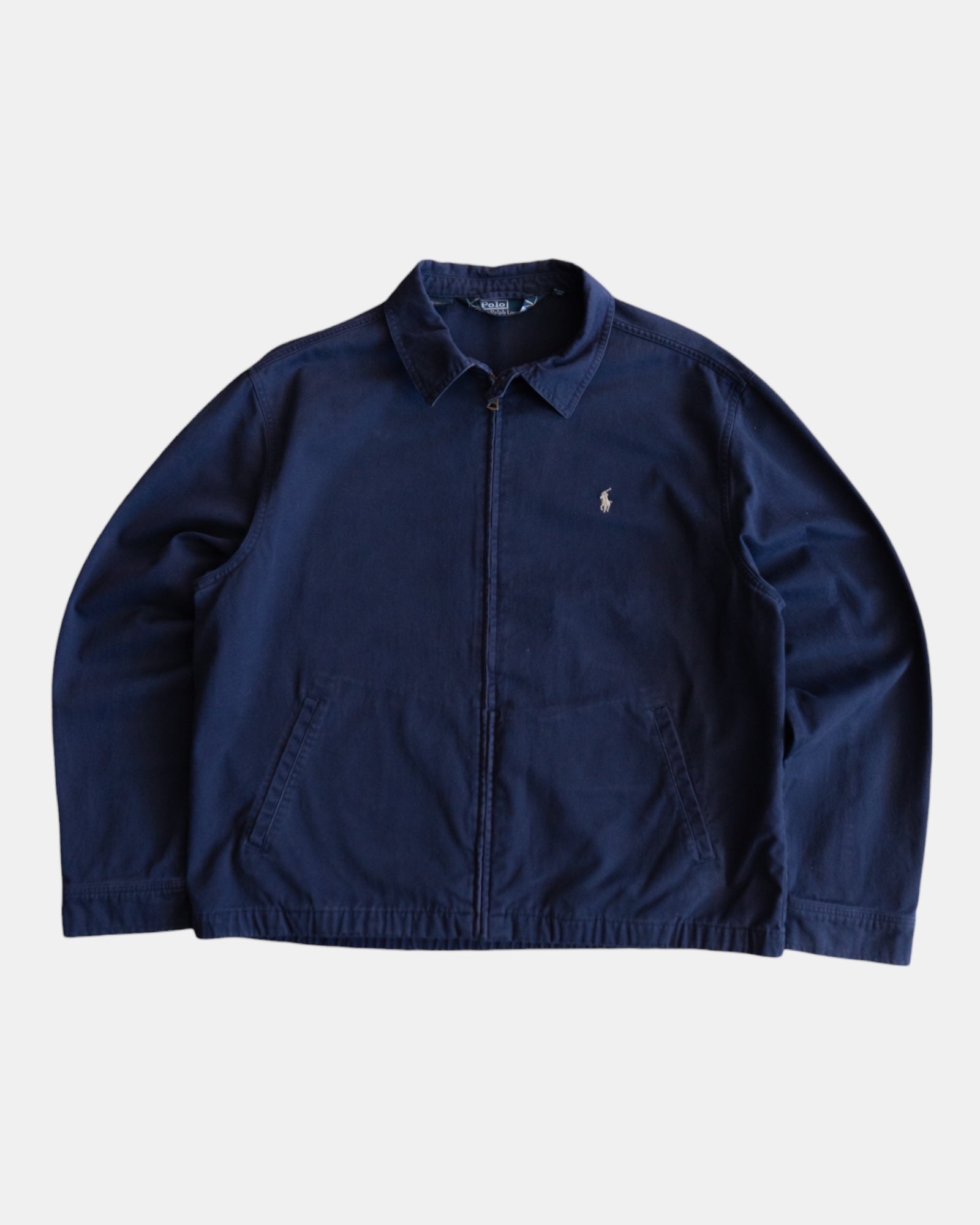 (L) VINTAGE POLO RALPH LAUREN NAVY JACKET