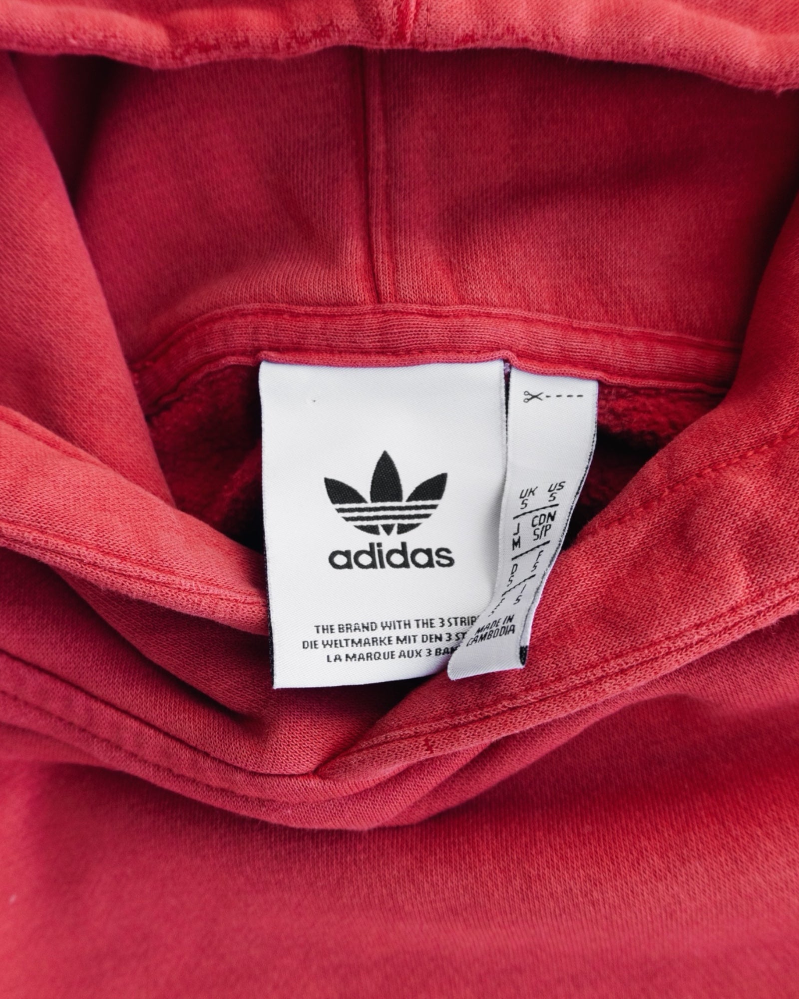 (S) ADIDAS THREEFOIL FADED HOODIE