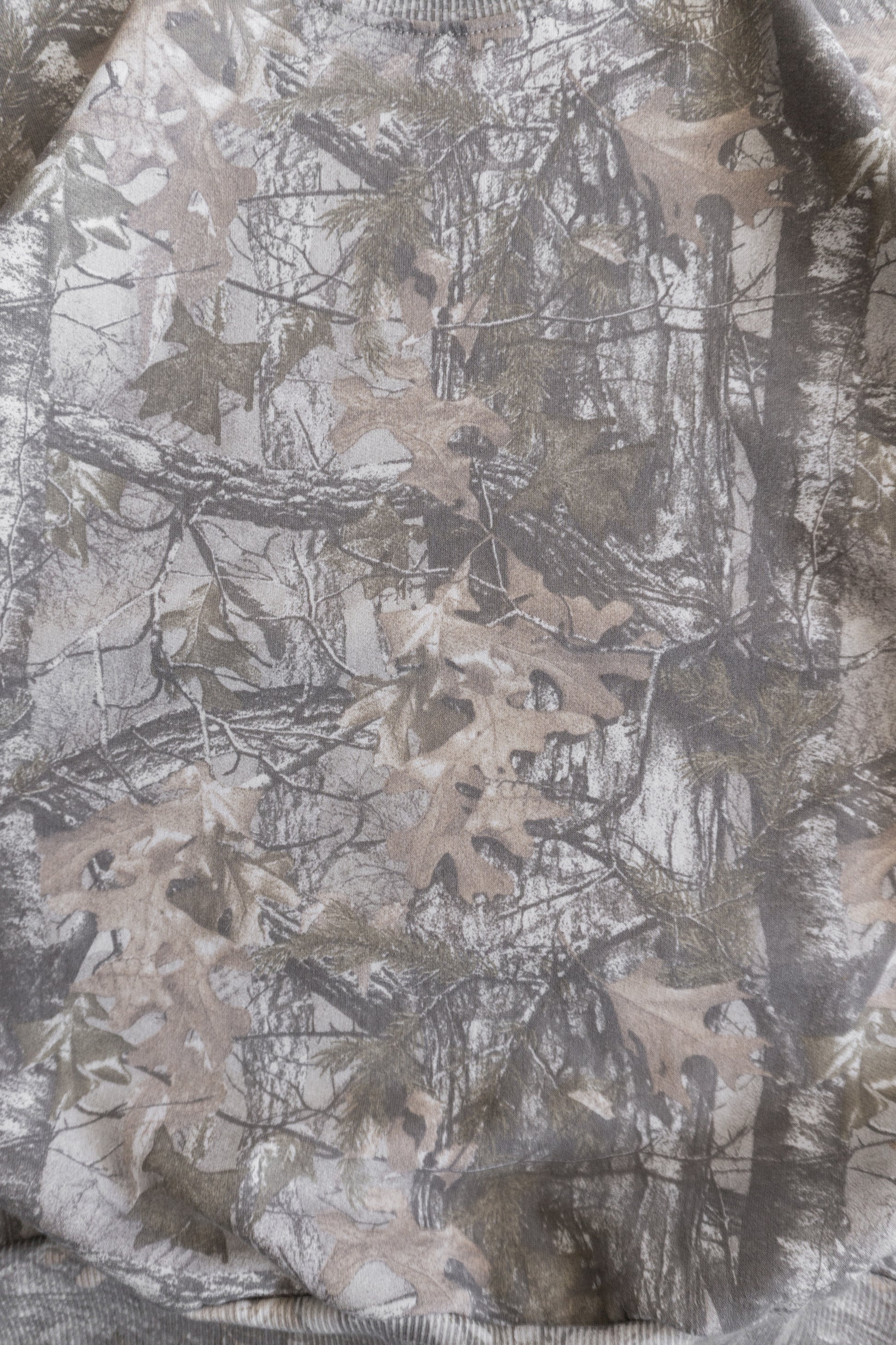 (BOXY L) CAMO TYPE REALTREE CREWNECK