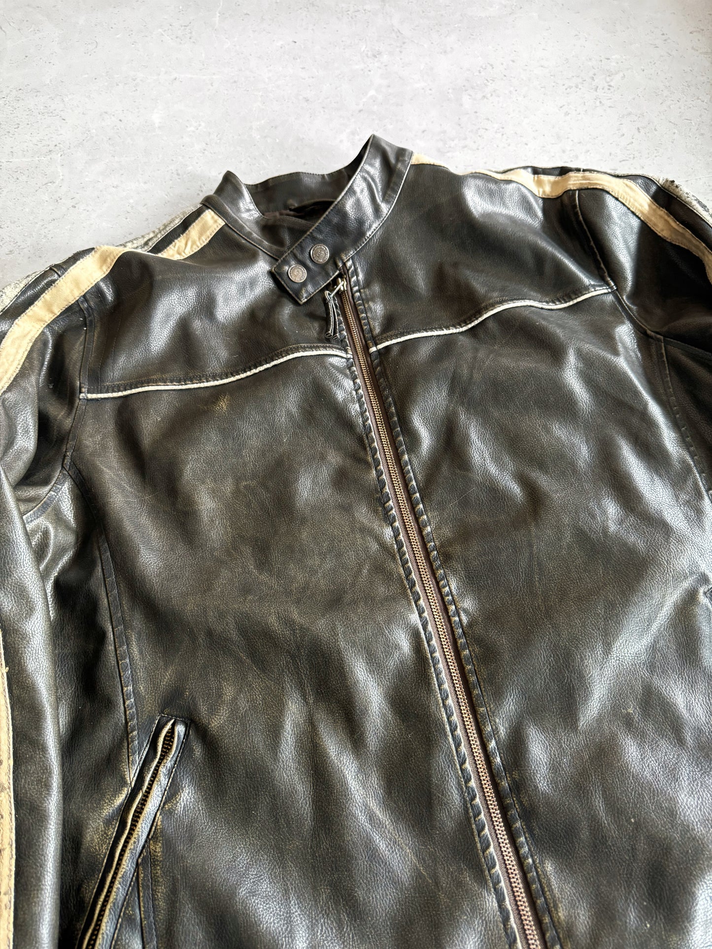 Vintage Arizona Faded Leather Jacket