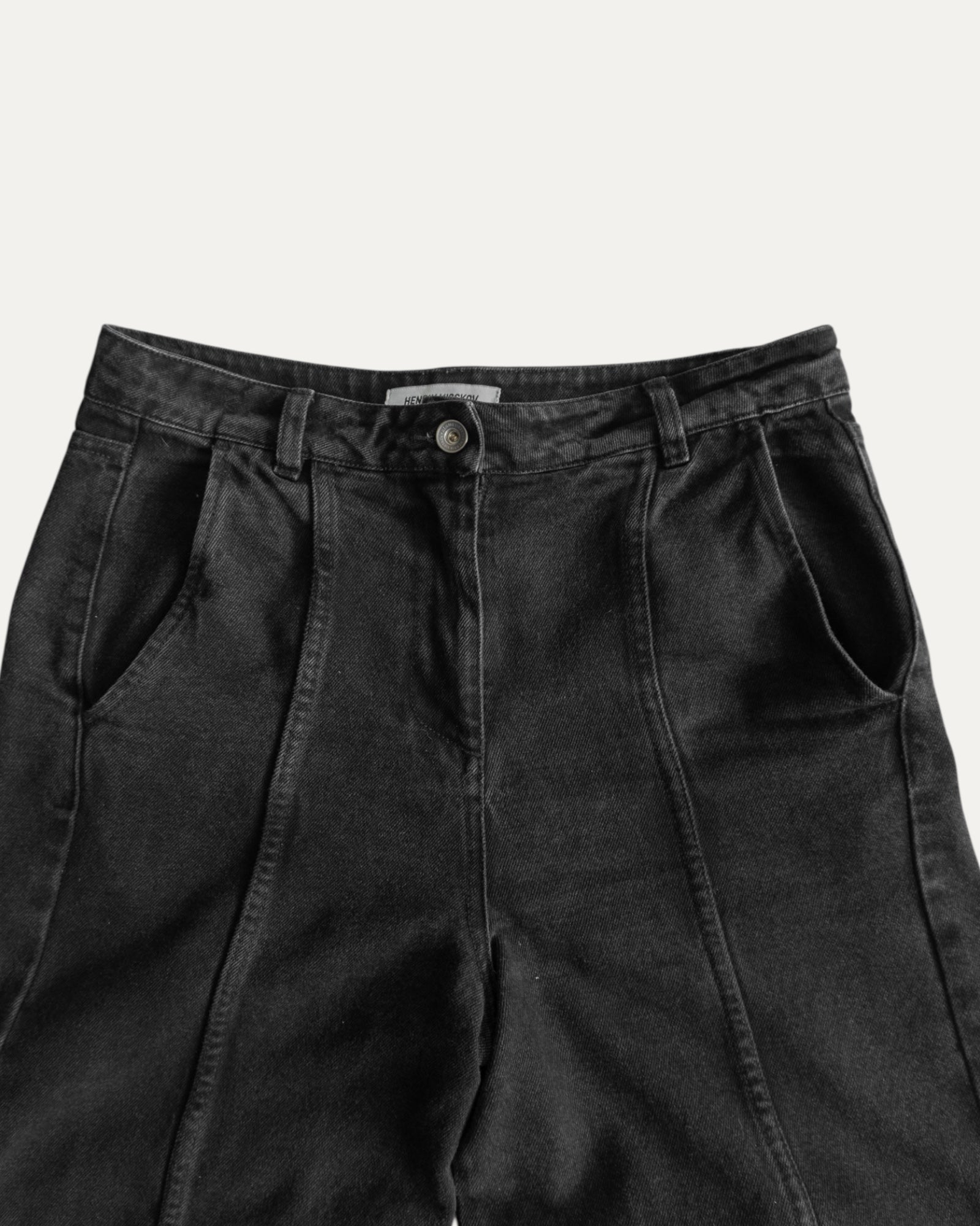 HENRIK VIBSKOV BLACK DENIM PANTS - 30x30