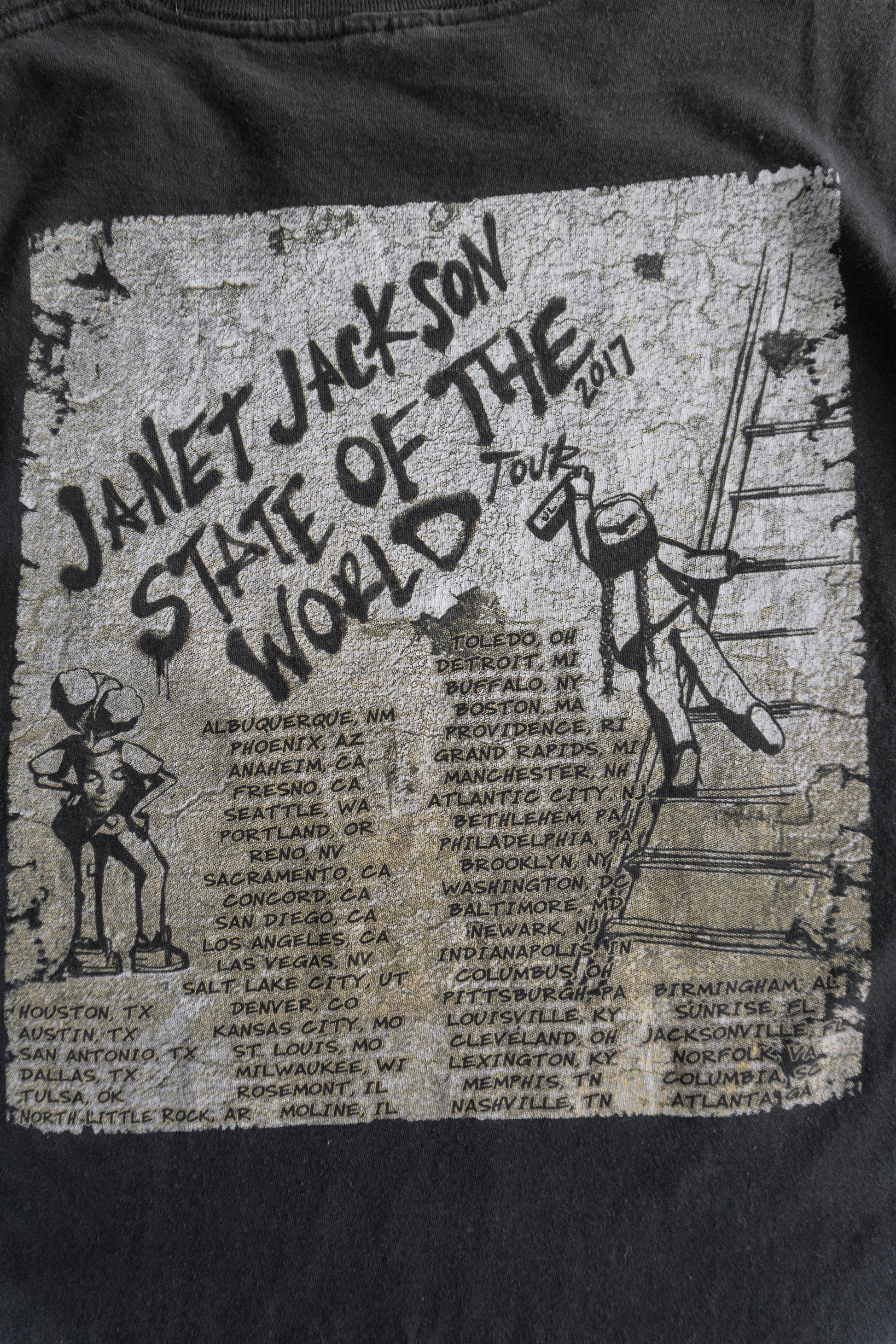 (L/XL) JANET JACKSON TOUR TEE