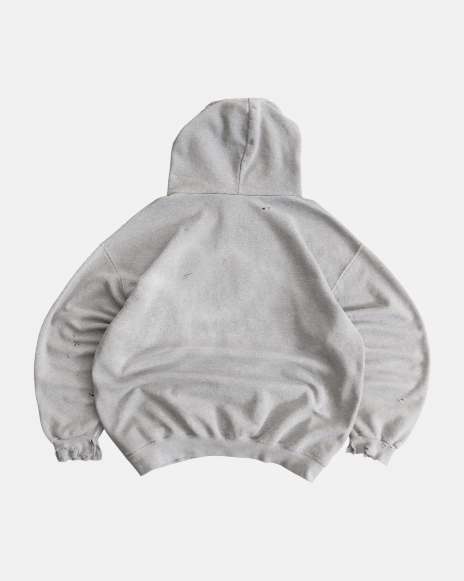 (BOXY L) 90’S VINTAGE ADIDAS FADED DISTRESSED HOODIE