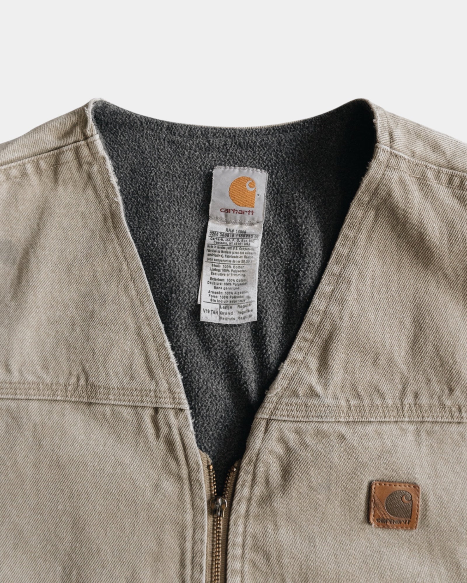 (L) VINTAGE CARHARTT SHERPA VEST