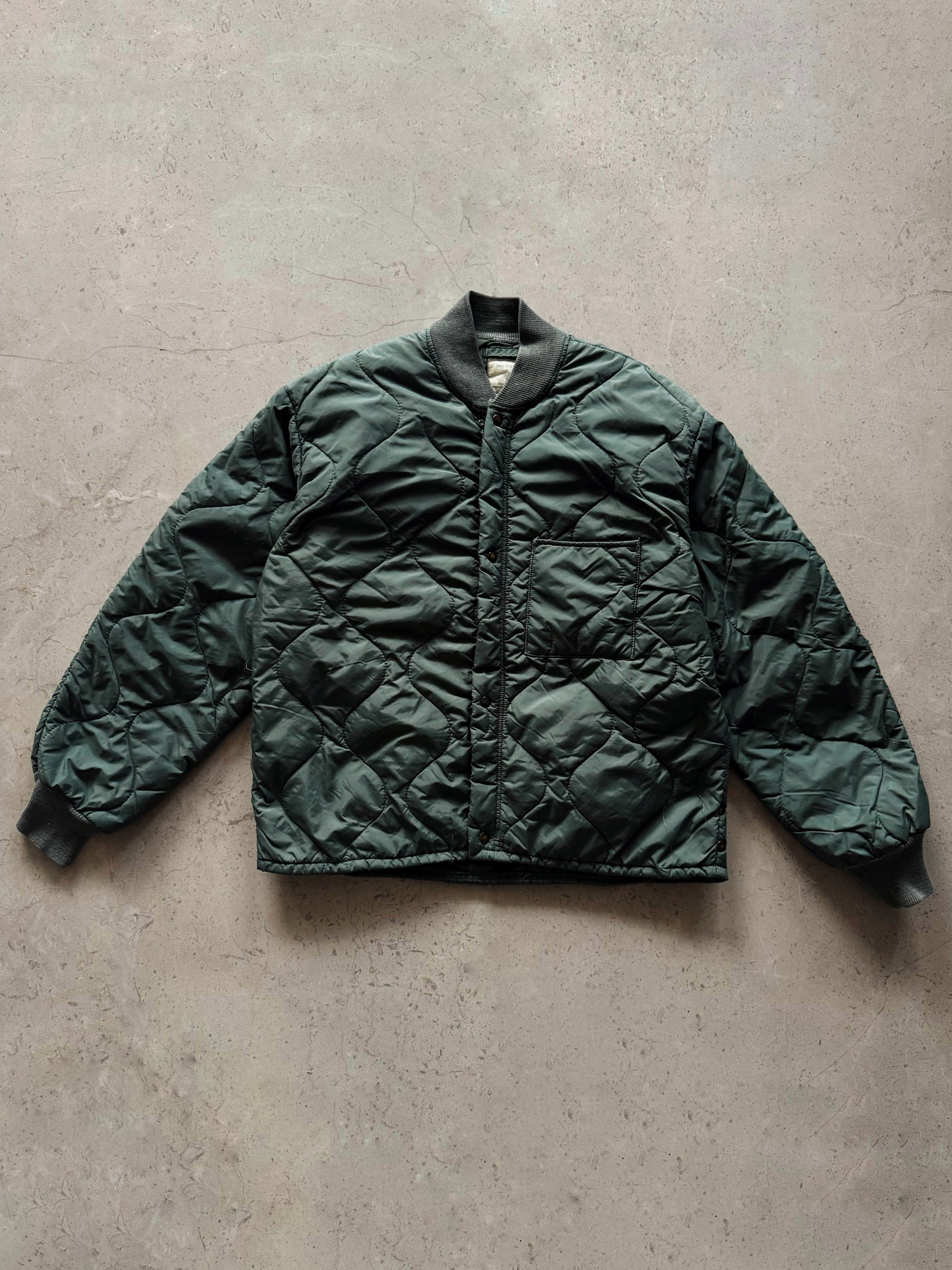 (M) 90’S VINTAGE MILITAR LINER JACKET