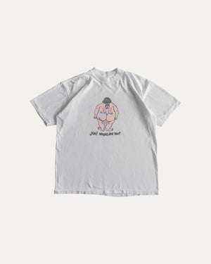 (M) 1990’S VINTAGE FUNNY “JIM WHERE ARE YOU?” TEE