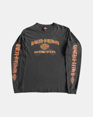 (S) HARLEY DAVIDSON MOTOECYCLES LONG SLEEVE
