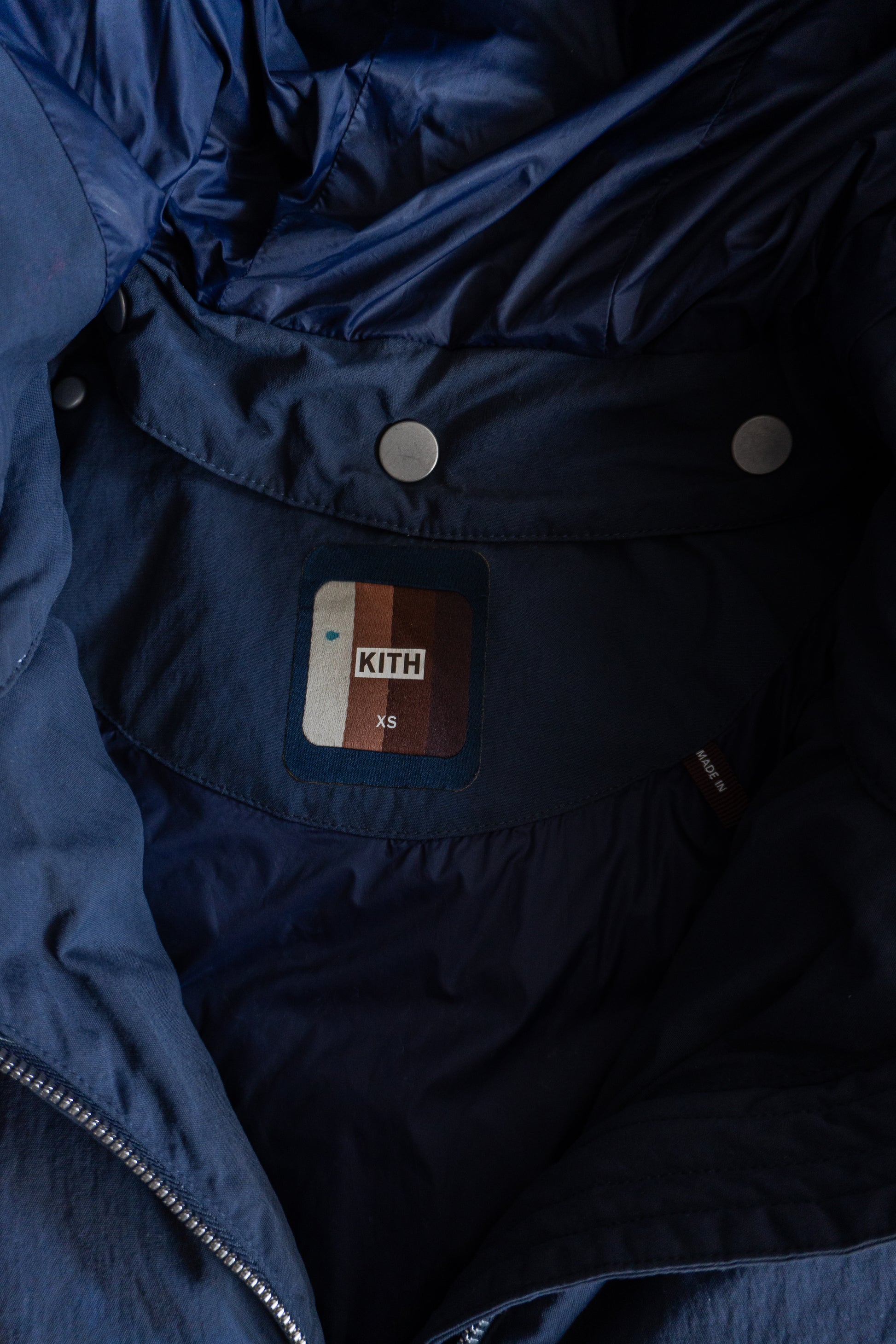 (FIT M) KITH NAVY PUFFER JACKET