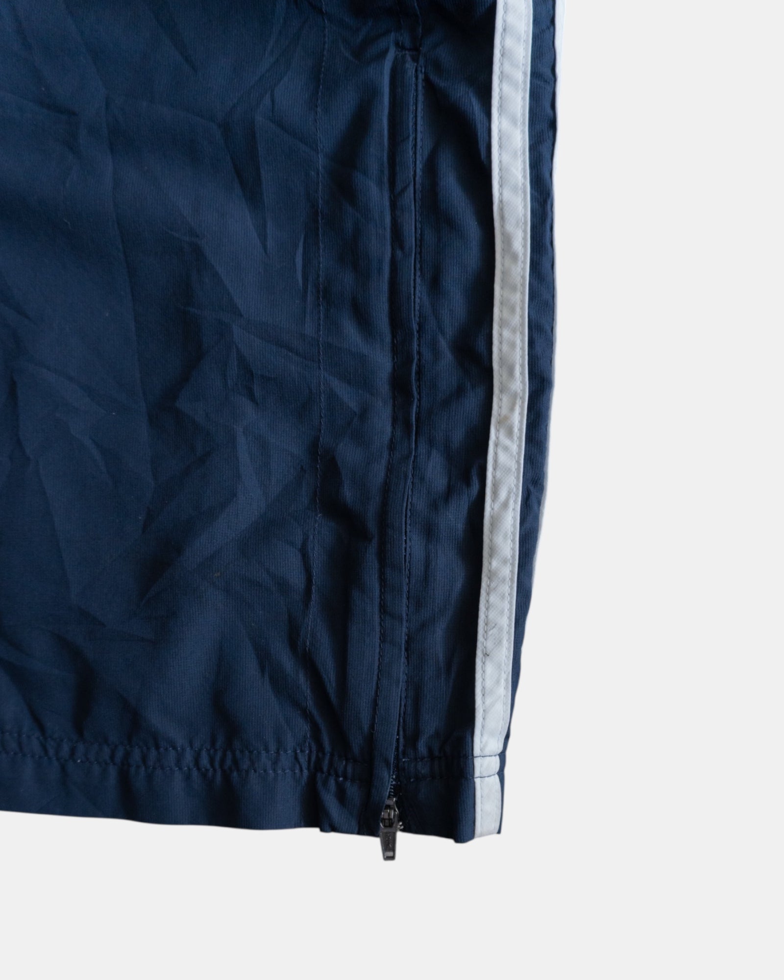 ADIDAS NAVY TRACK PANTS - L