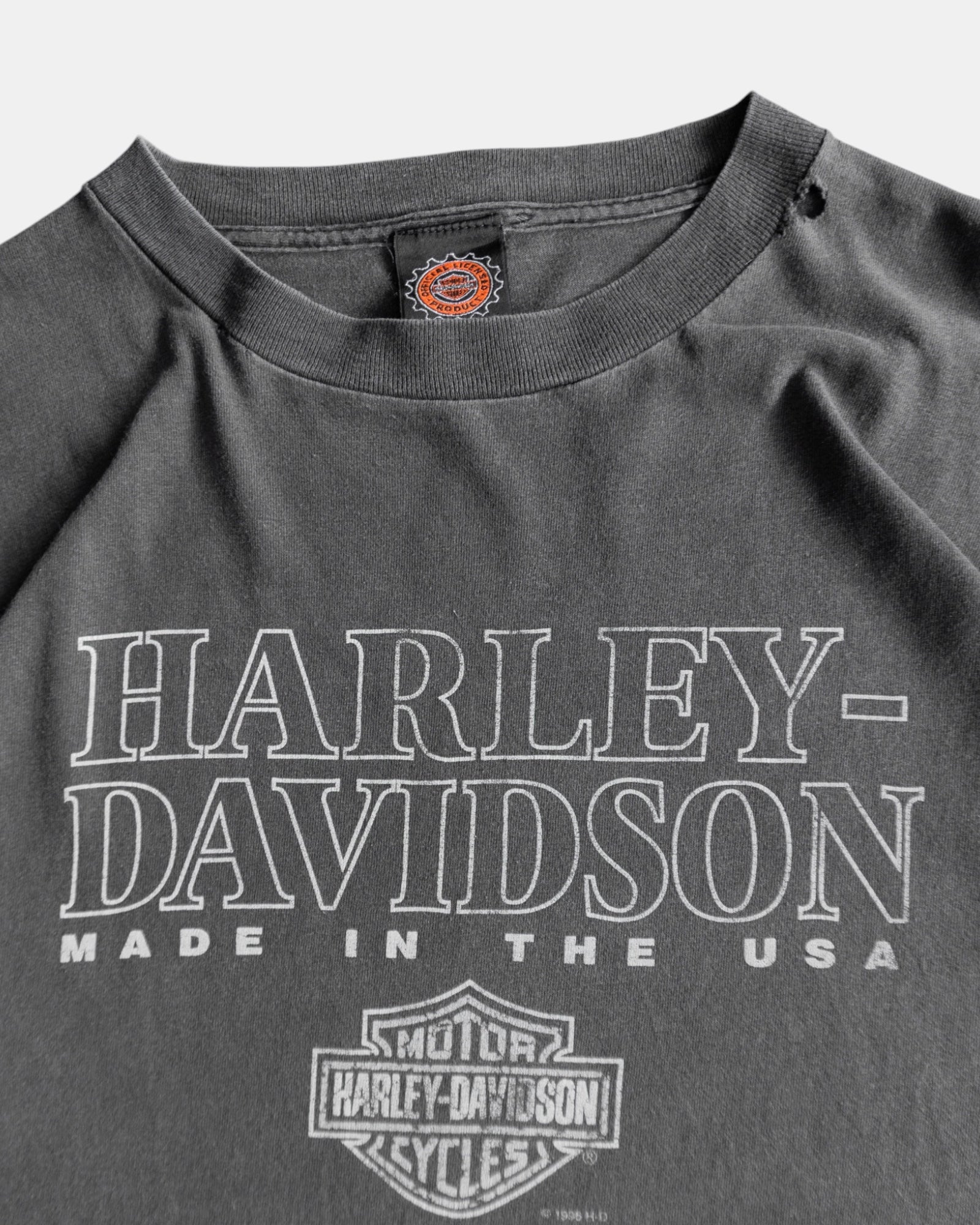 (L/XL) 90’S VINTAGE HARLEY DAVIDSON SUN FADED TEE