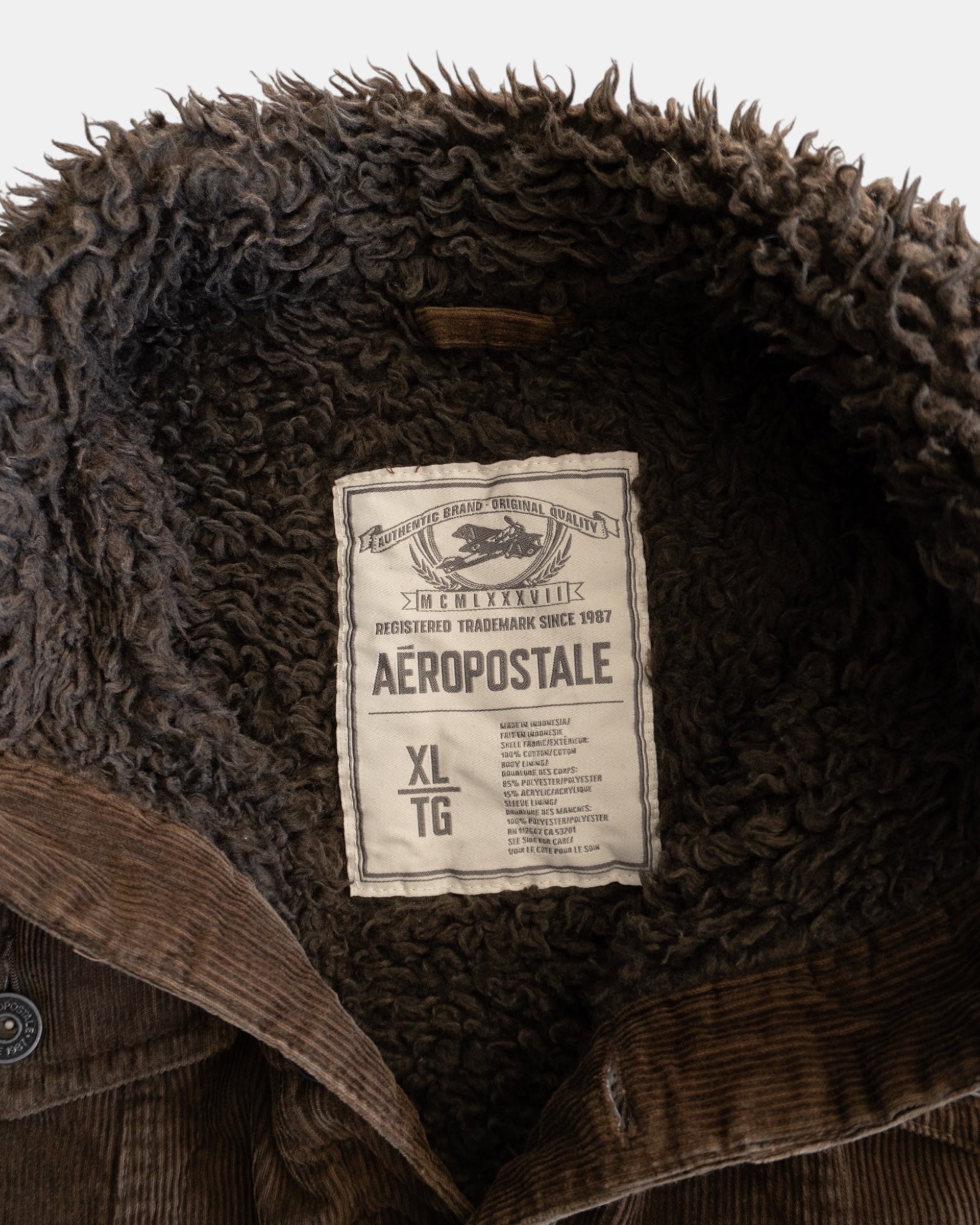 (L/XL) VINTAGE AEROPOSTALE CORDUROY JACKET