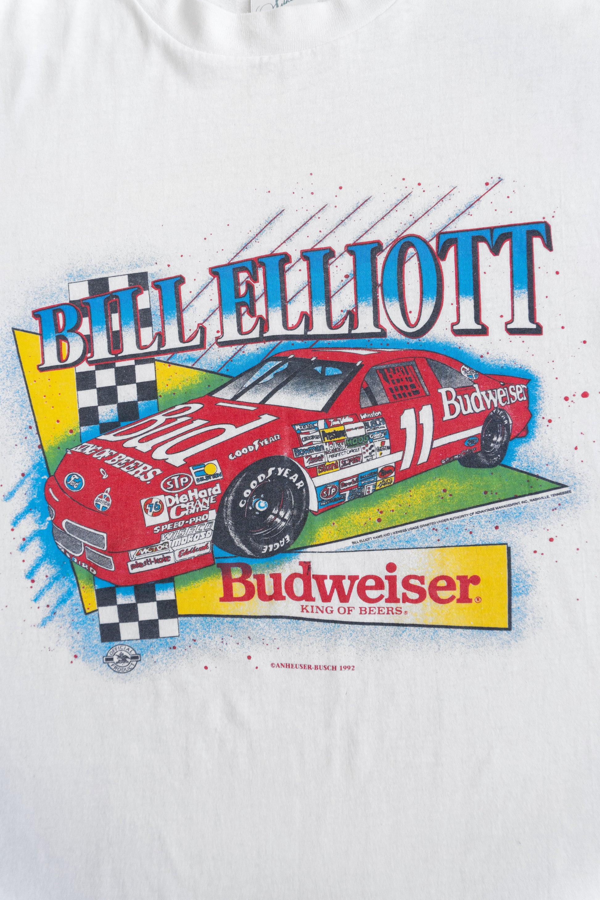 (L) 1992 VINTAGE BUDWEISER RACING TEE