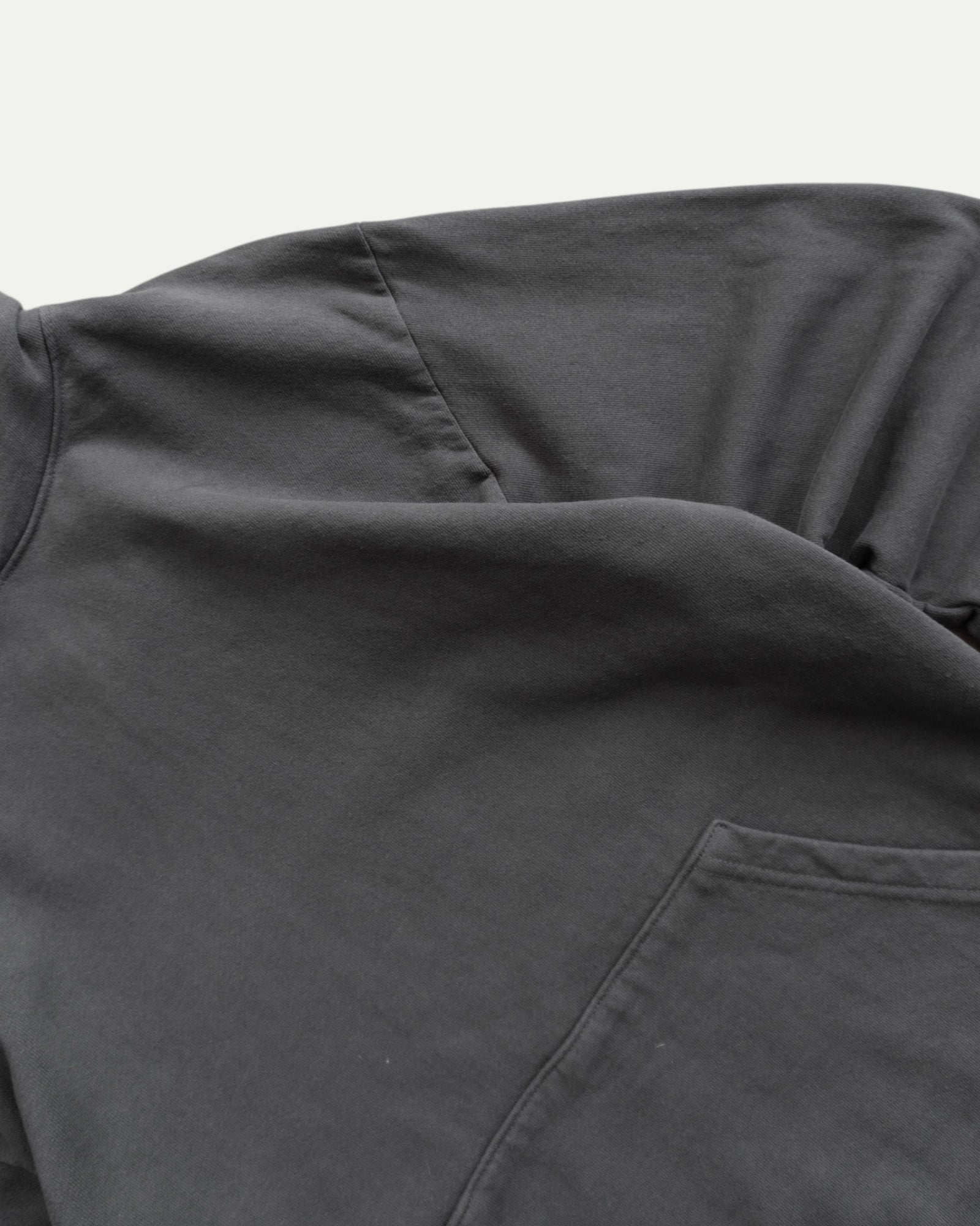 (M) AMAZING GRAY BLANK HOODIE
