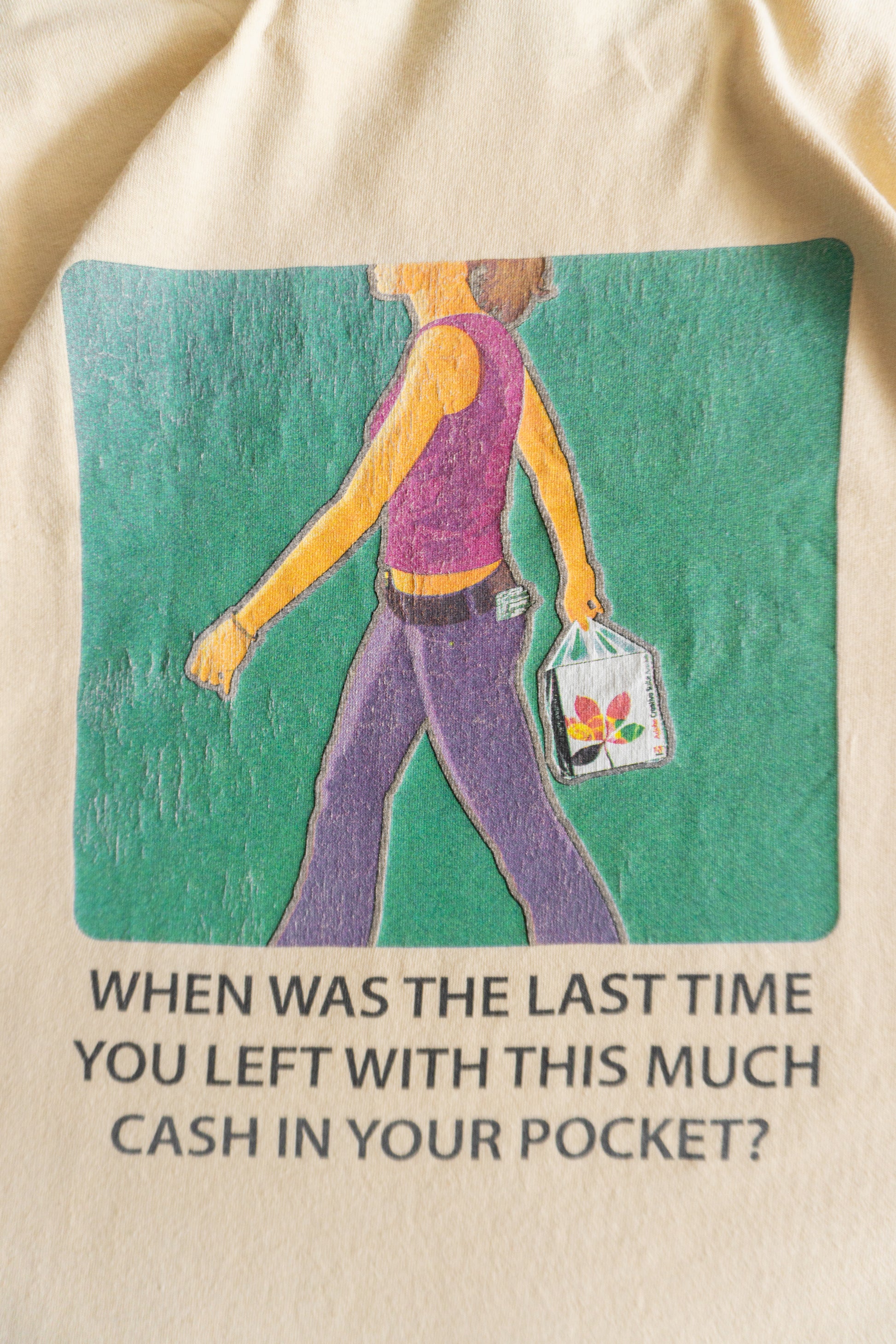 (XL) VINTAGE ADOBE “CASH IN YOUR POCKET” PROMO TEE