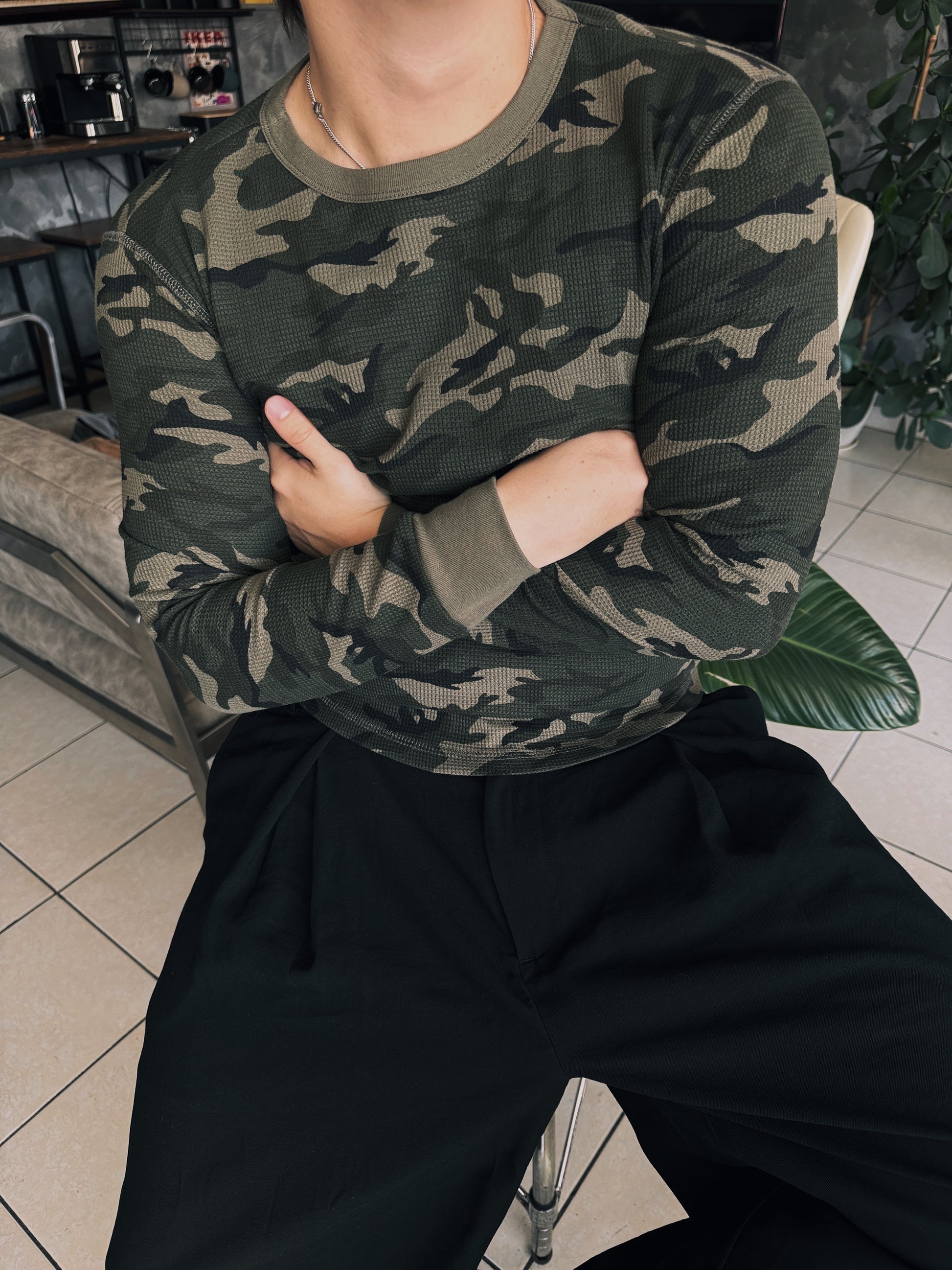 (S) CAMO THERMAL LONG SLEEVE