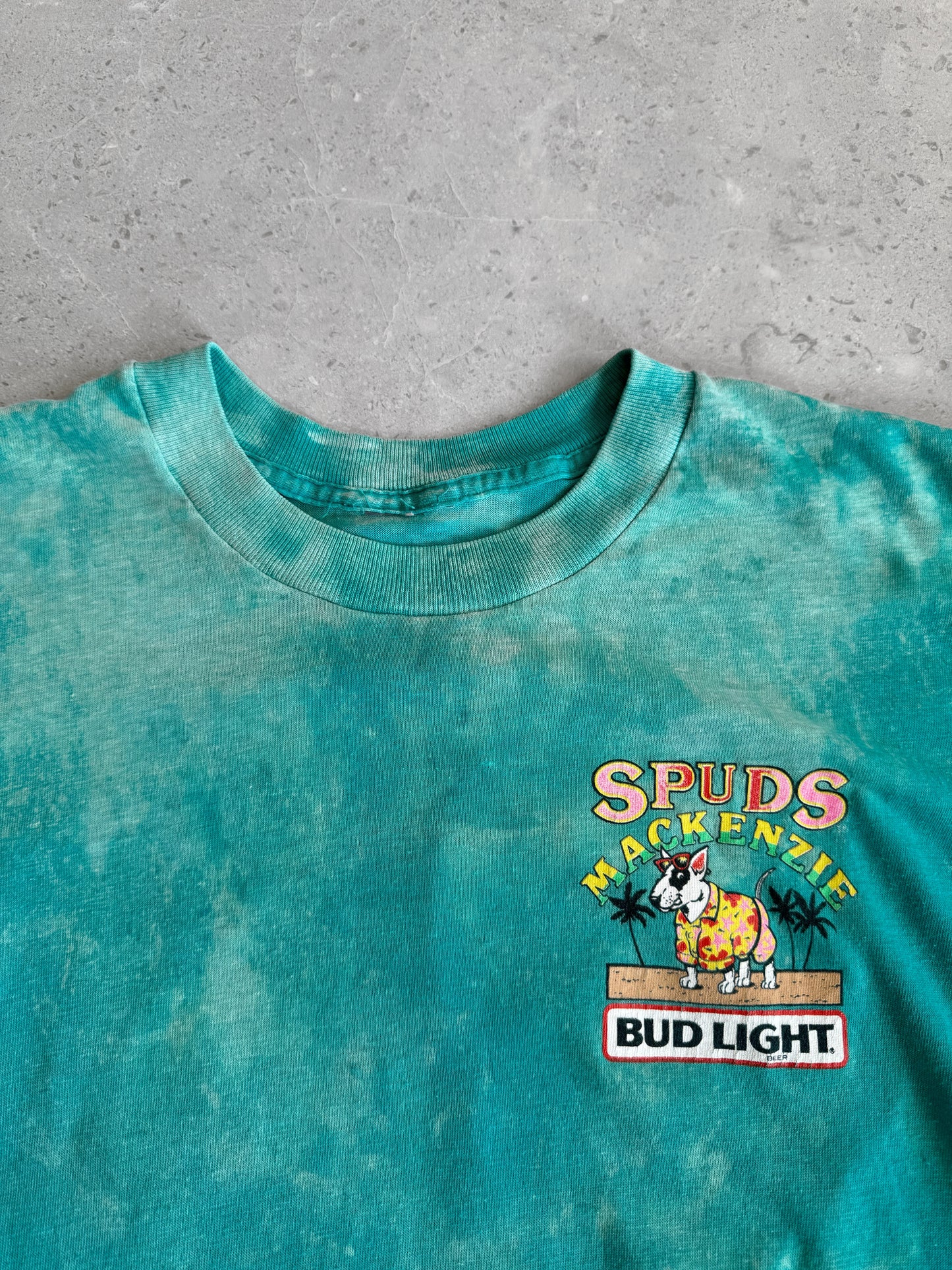 (M) 1987 VINTAGE BUD LIGHT SPUDS TEE