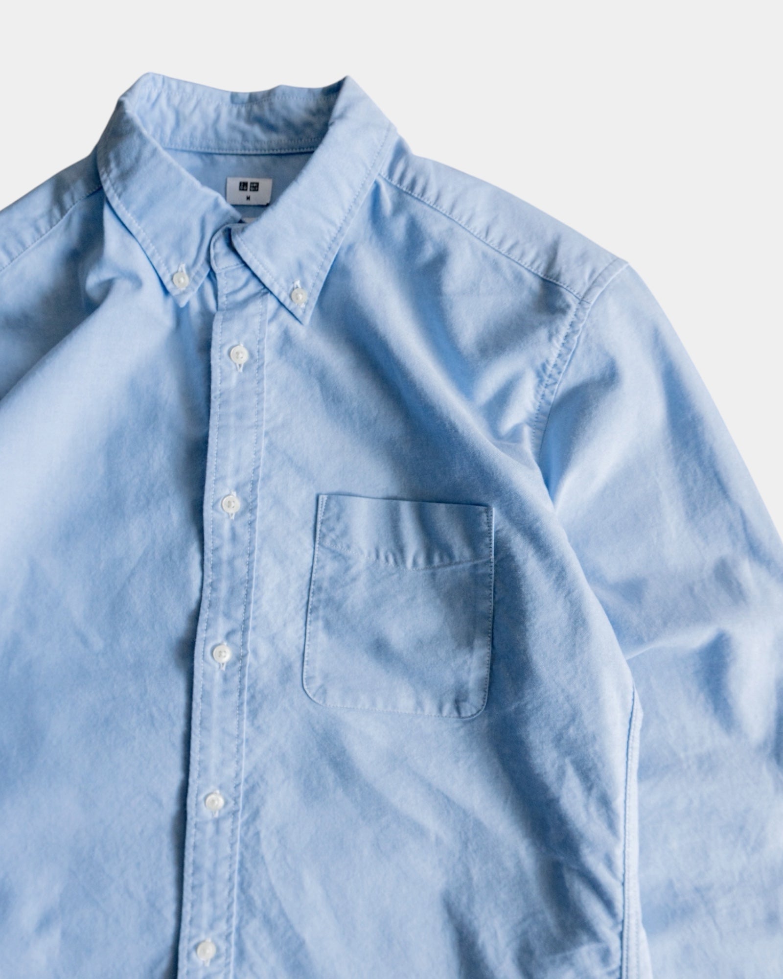 (M) UNIQLO SKY BLUE SHIRT