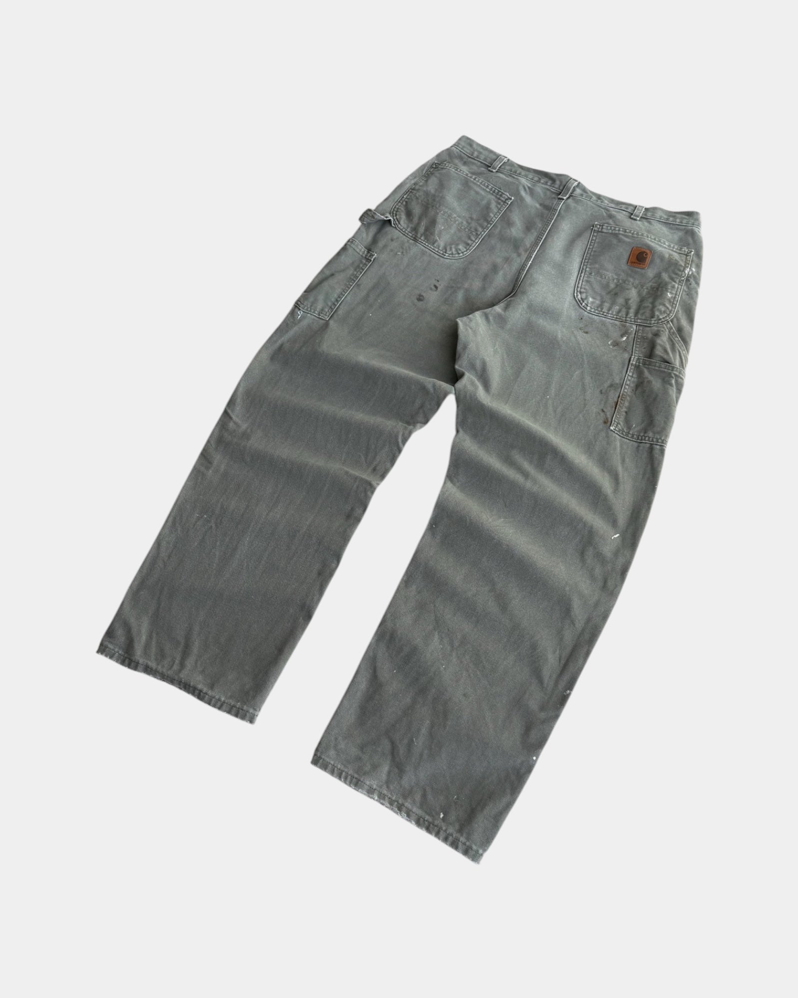 VINTAGE CARHARTT PAINTED CARPENTER PANTS - 36x32