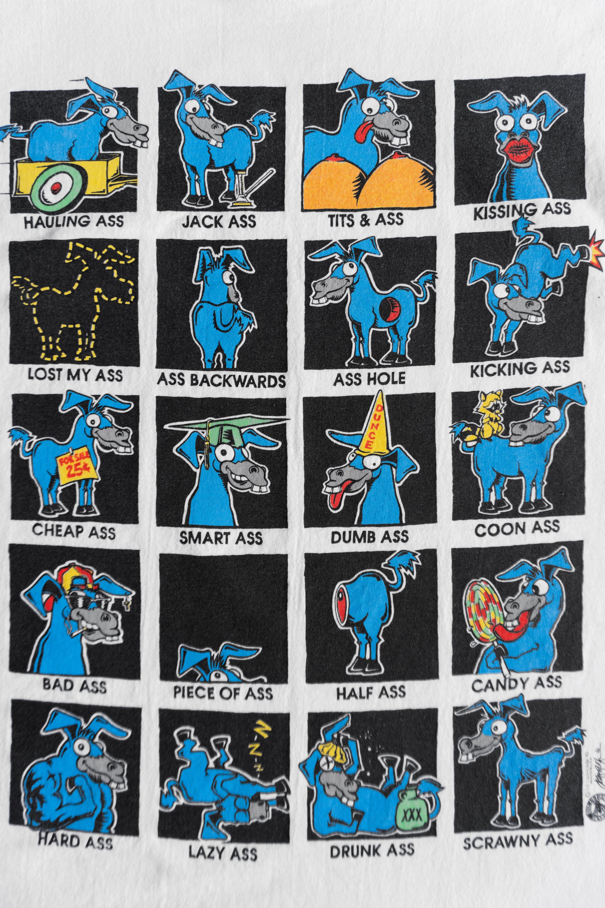 (L) 90’S VINTAGE PARTY YOUR ASS OFF TEE