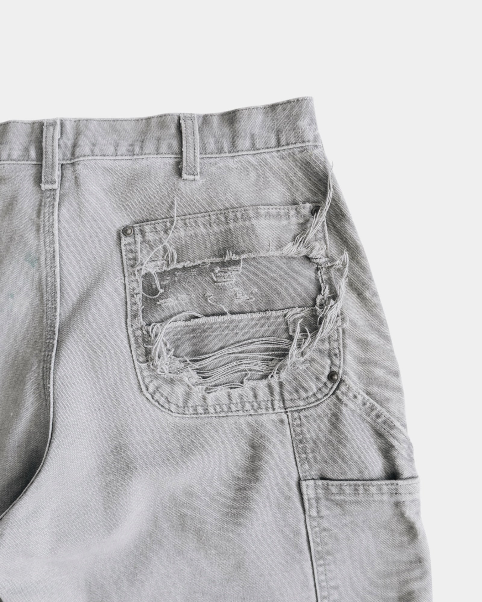 VINTAGE CARHARTT DISTRESSED AND FADED PANTS - 34x32