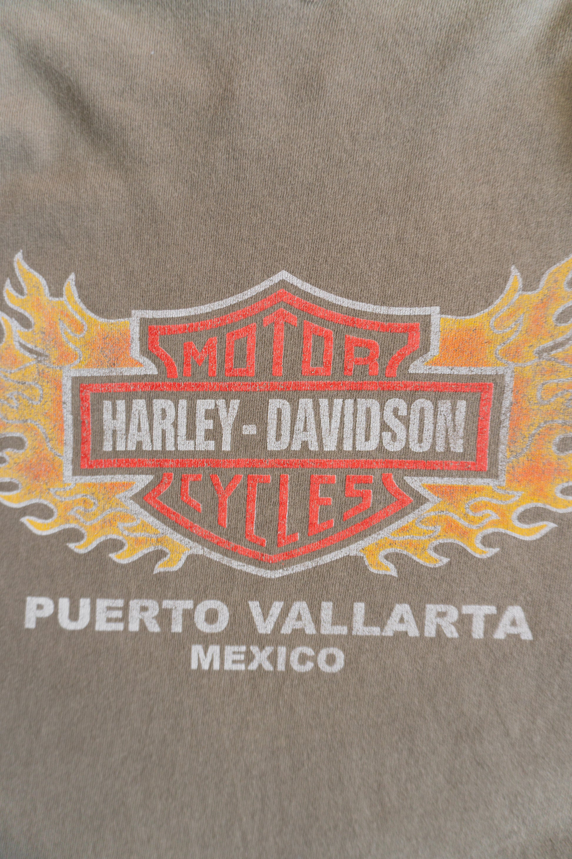 (XL) VINTAGE HARLEY DAVIDSON FLAMES TEE